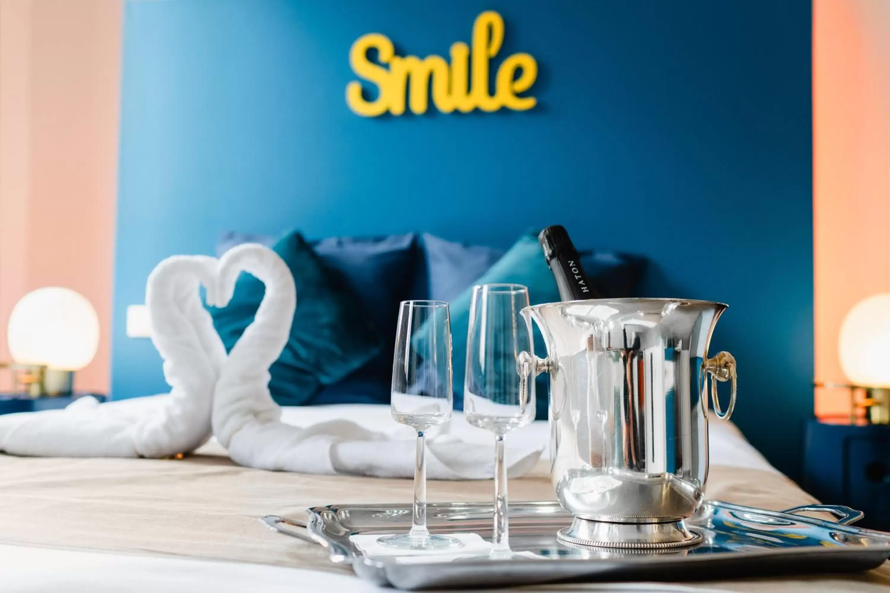 Decorative detail, Bed in La Maison Gustave Decorative detail, Bed in La Maison Gustave