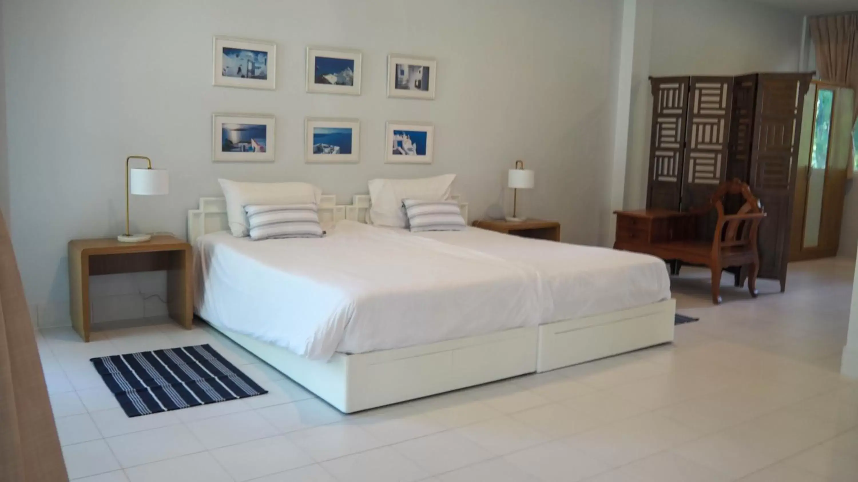 Bed in Supatra Hua Hin Resort