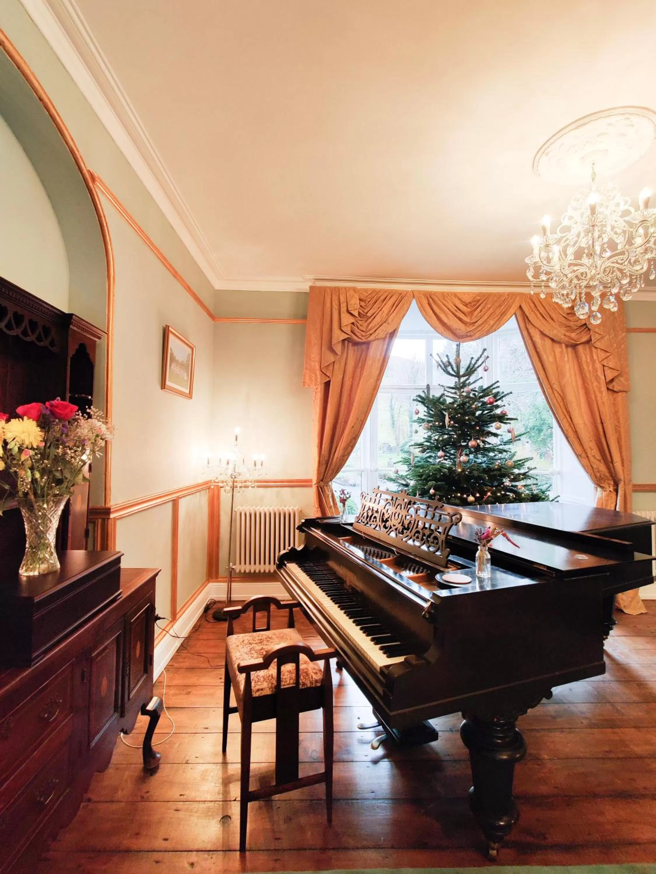 Seating area in Plas Dolguog