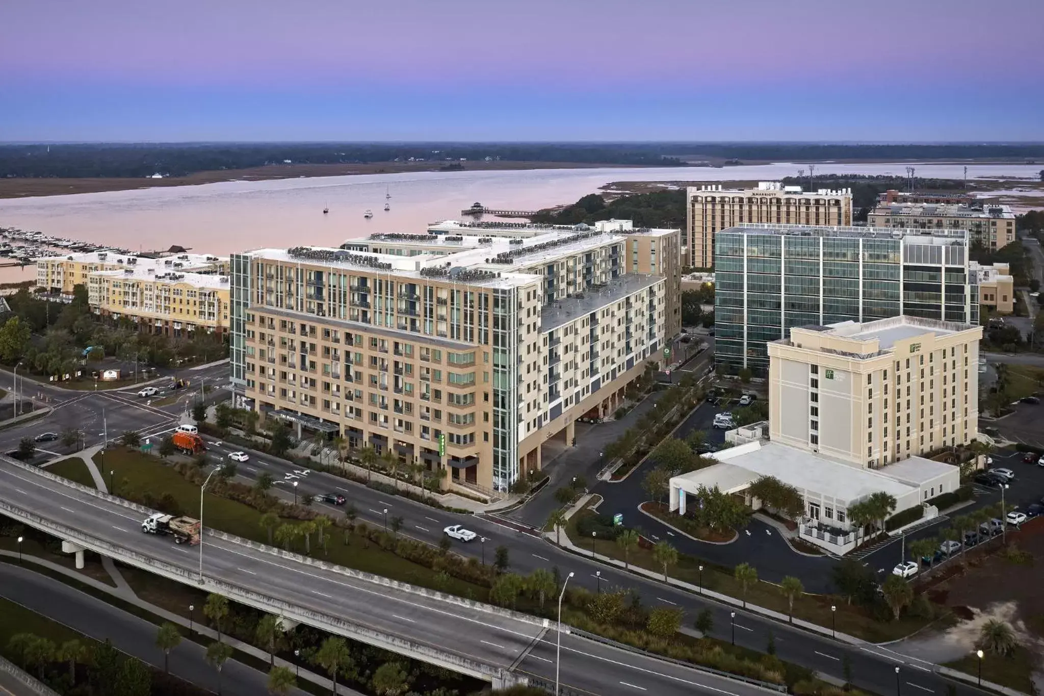 Property building, Bird's-eye View in Holiday Inn Express & Suites Charleston DWTN -Westedge, an IHG Hotel