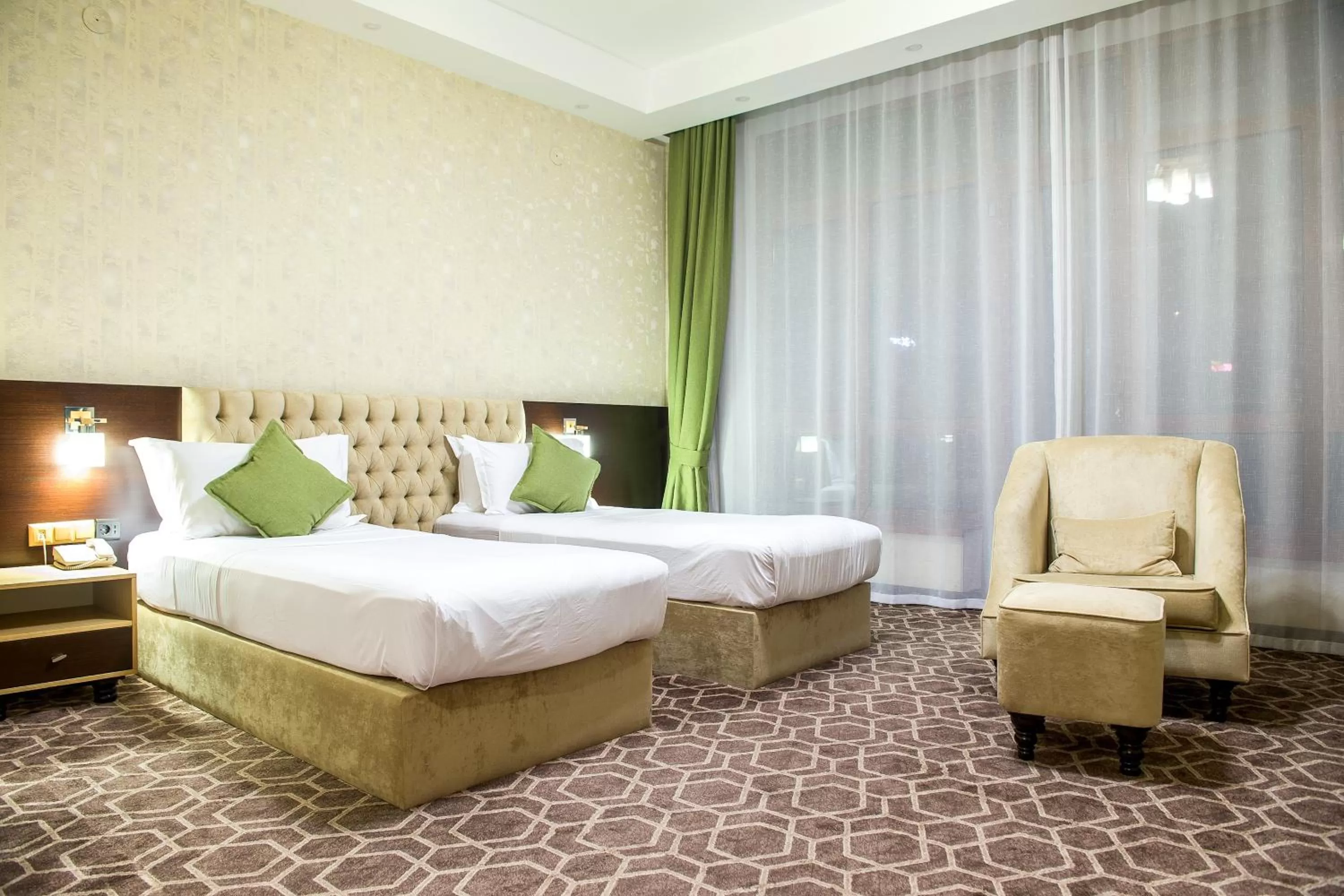 Bed in Megapolis Hotel Shymkent