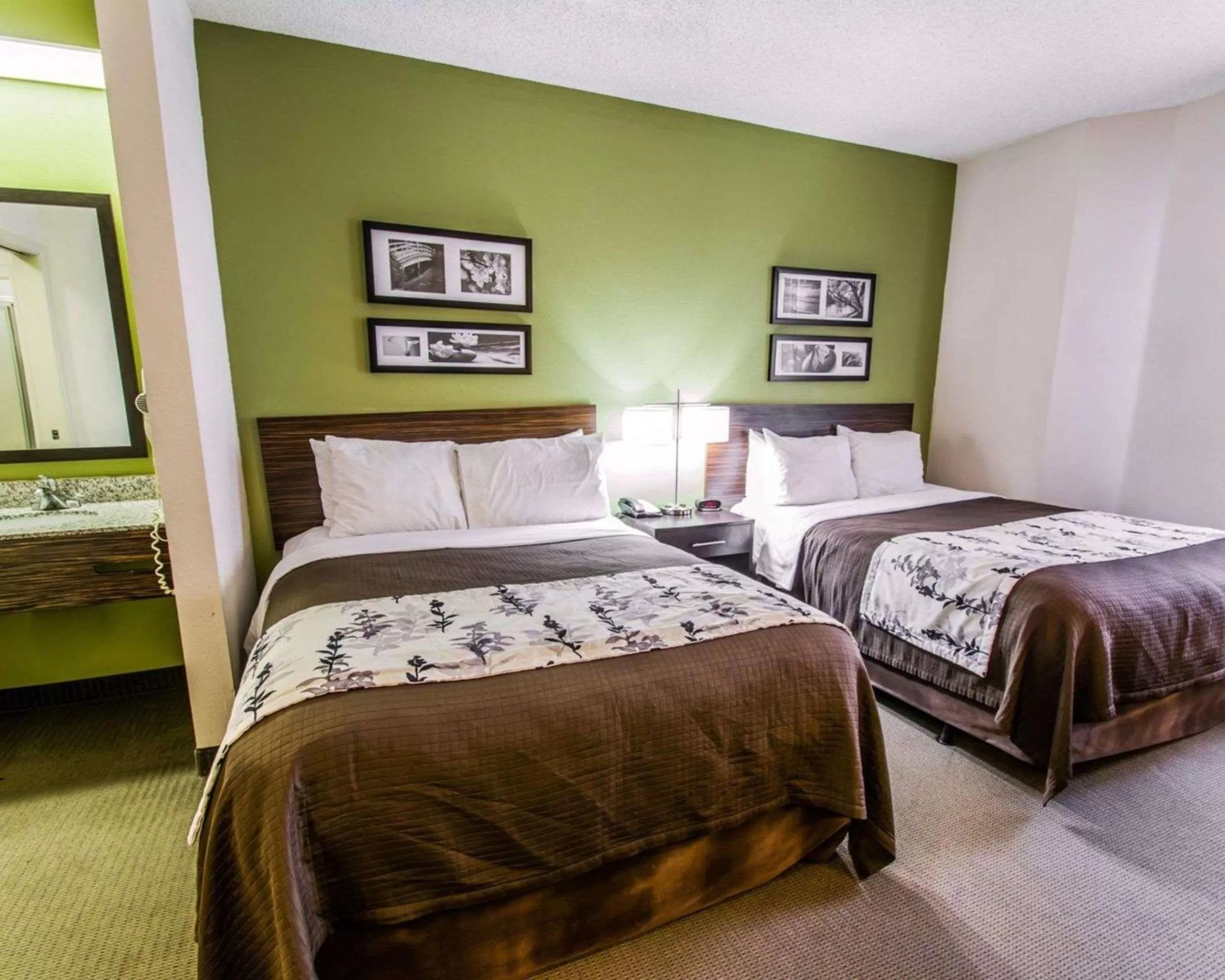 Bedroom, Bed in Sleep Inn Port St Lucie at PGA Village