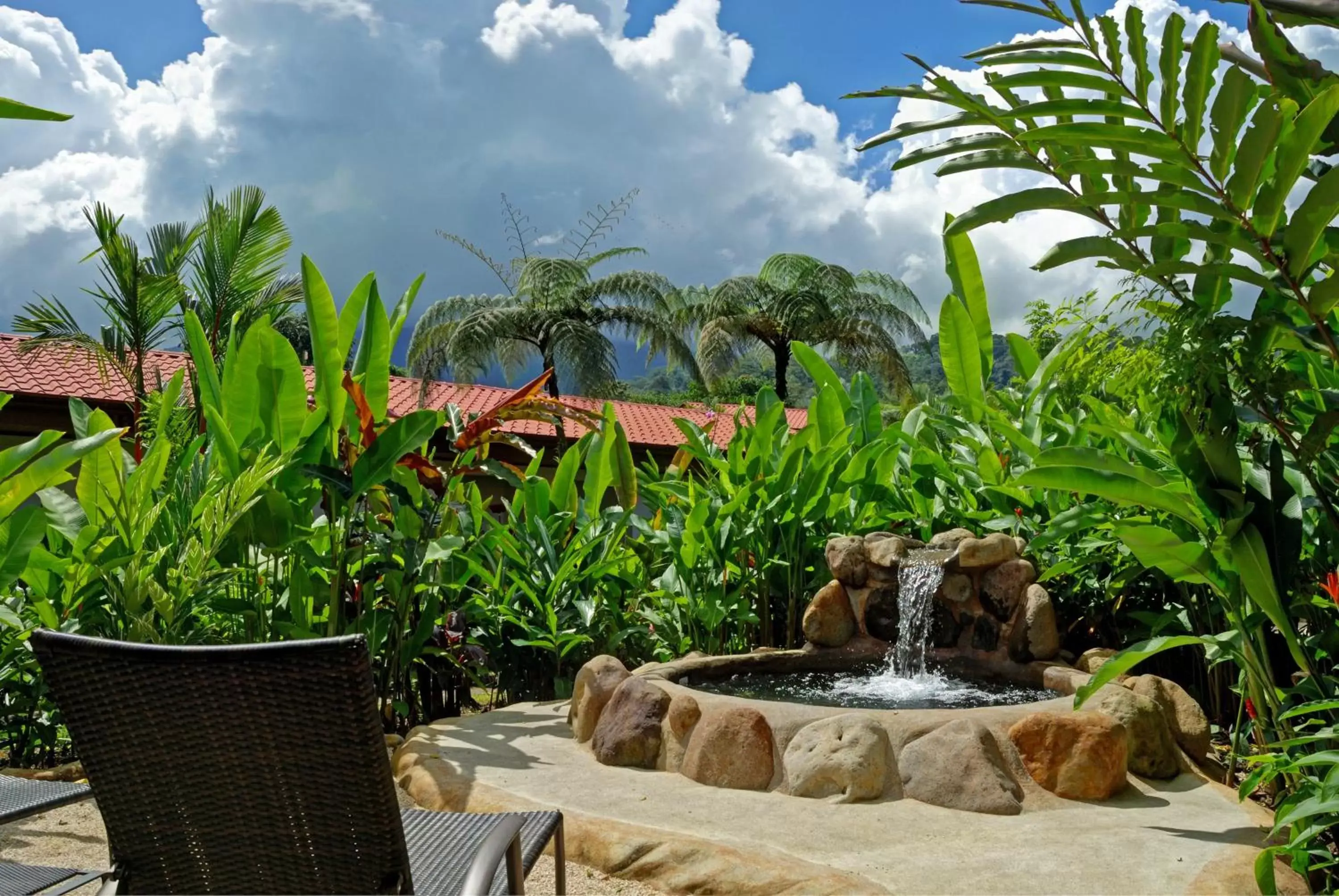 Patio in Volcano Lodge, Hotel & Thermal Experience