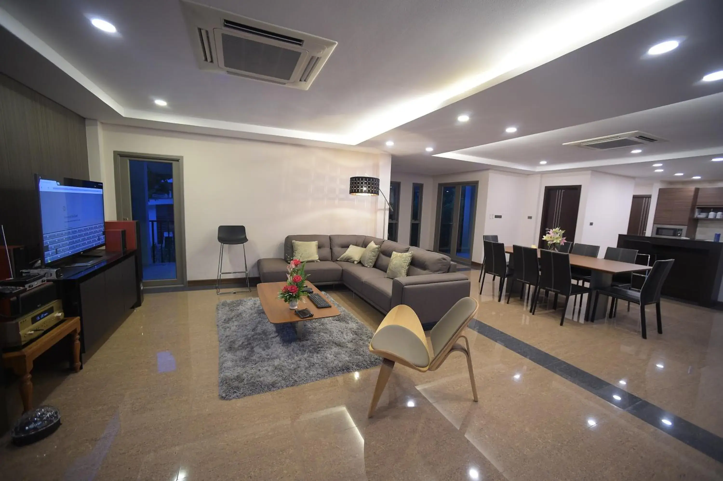 Living room, Seating Area in Villa Navin