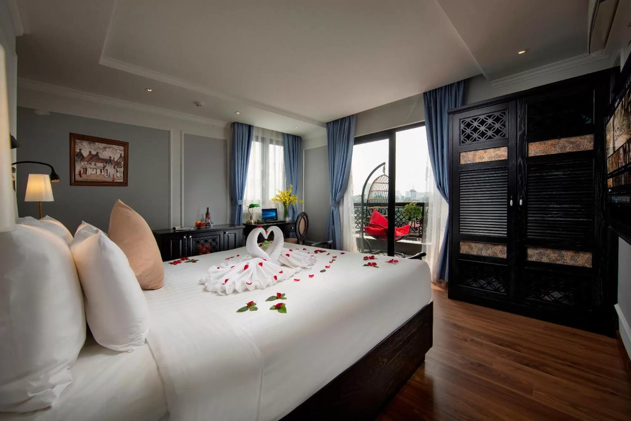 Property building, Bed in Hanoi Media Hotel & Spa