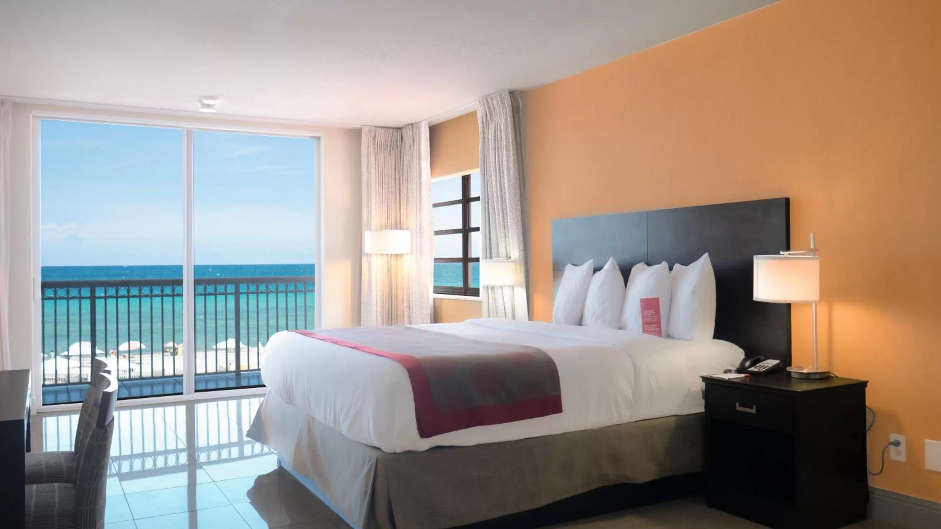 Bed in Ramada Plaza by Wyndham Marco Polo Beach Resort