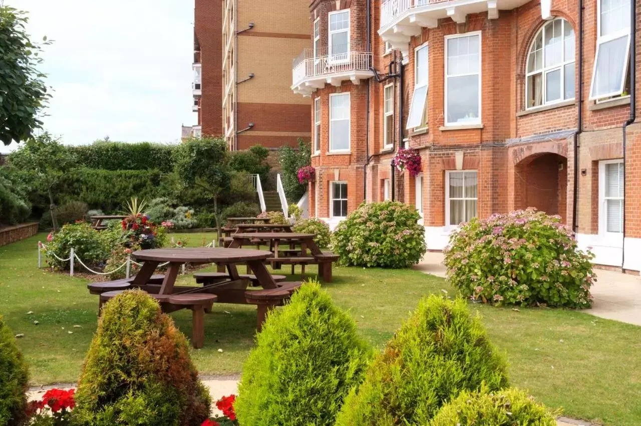 Patio in Hotel Victoria