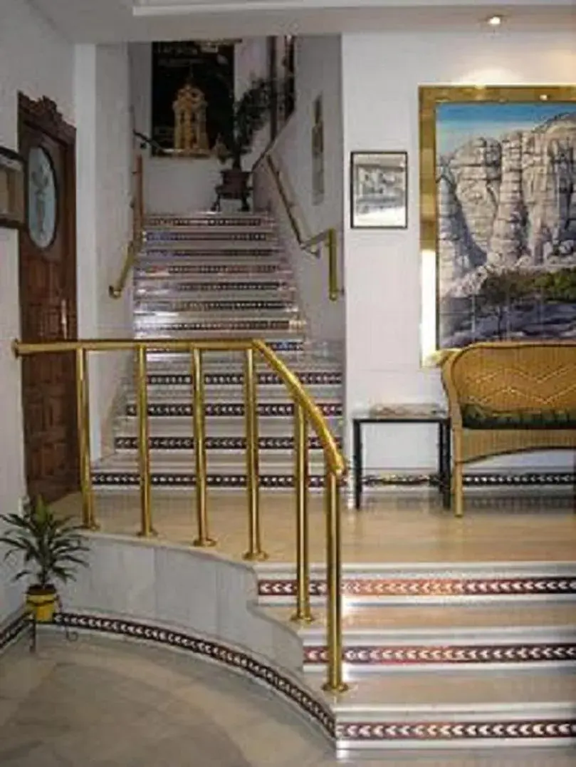 Lobby or reception in Hostal Colon Antequera