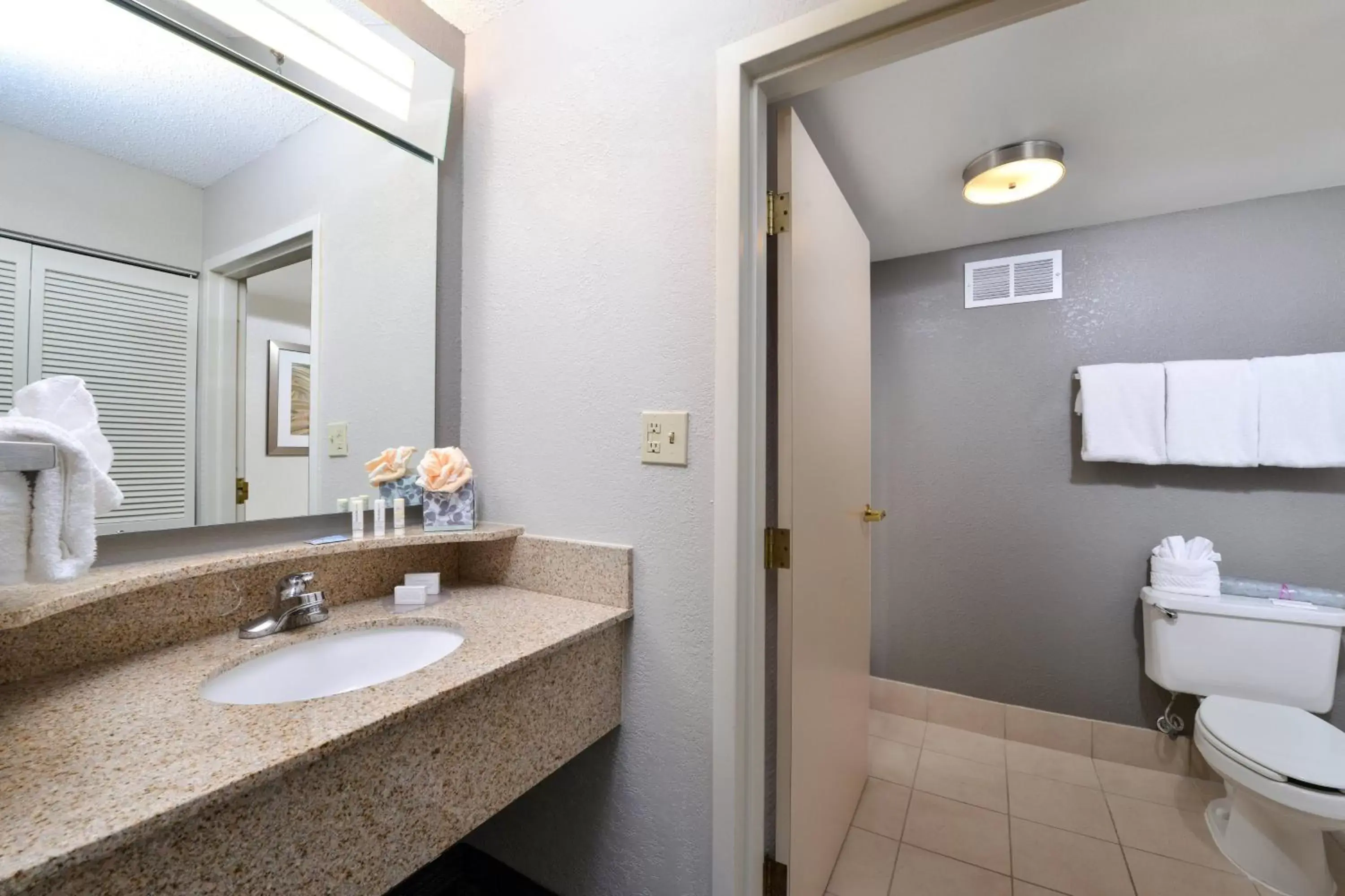 Bathroom in Courtyard by Marriott Charlotte Matthews