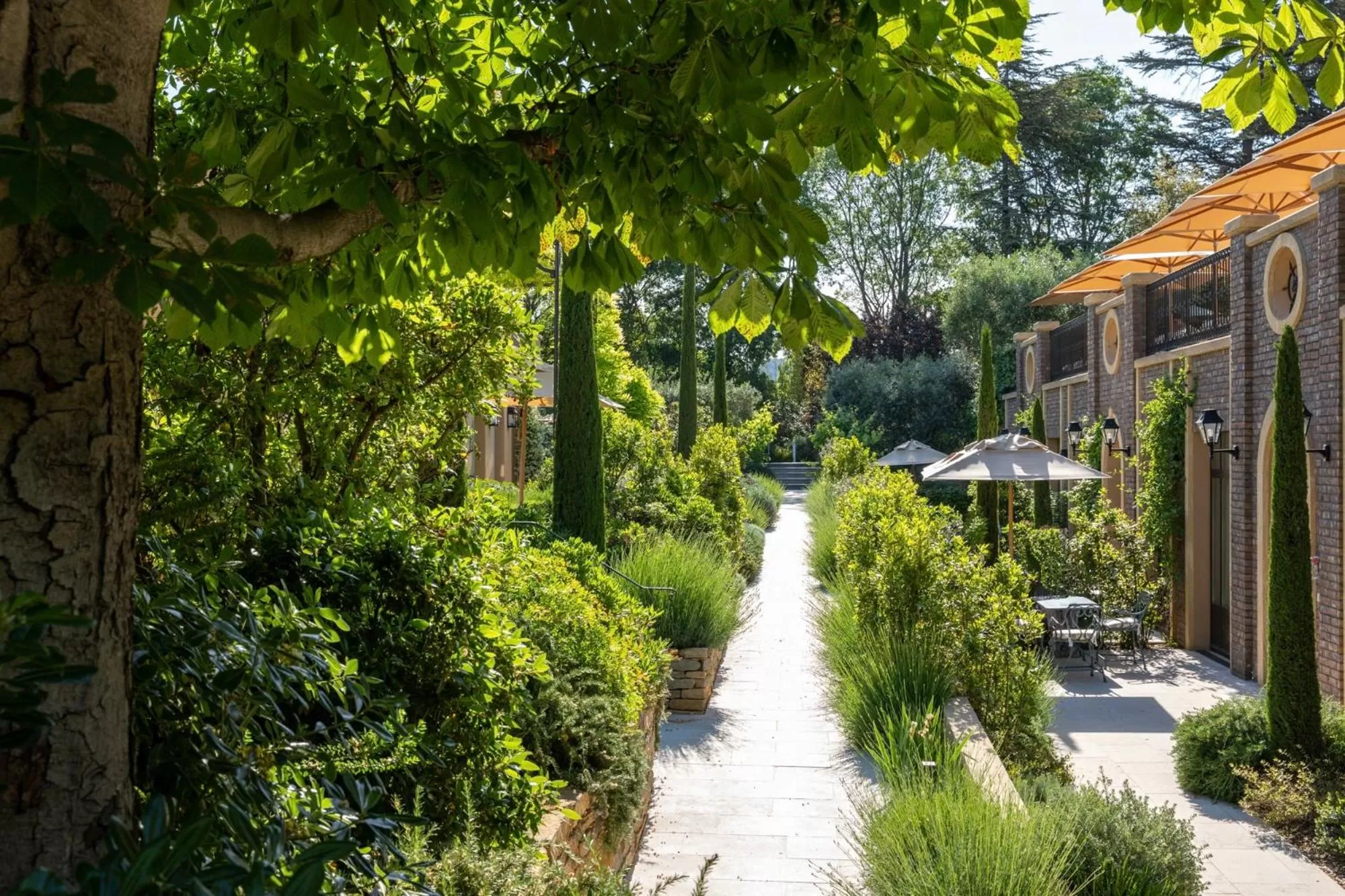 Garden in Villa Saint-Ange