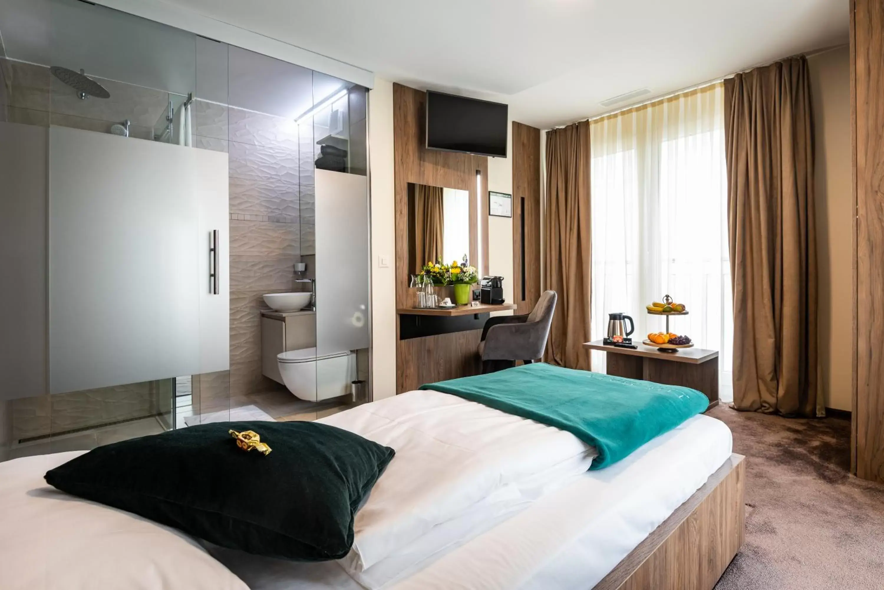 Single Room with Balcony in The Gate Boutique Hotel Zürich Single Room with Balcony in The Gate Boutique Hotel Zürich