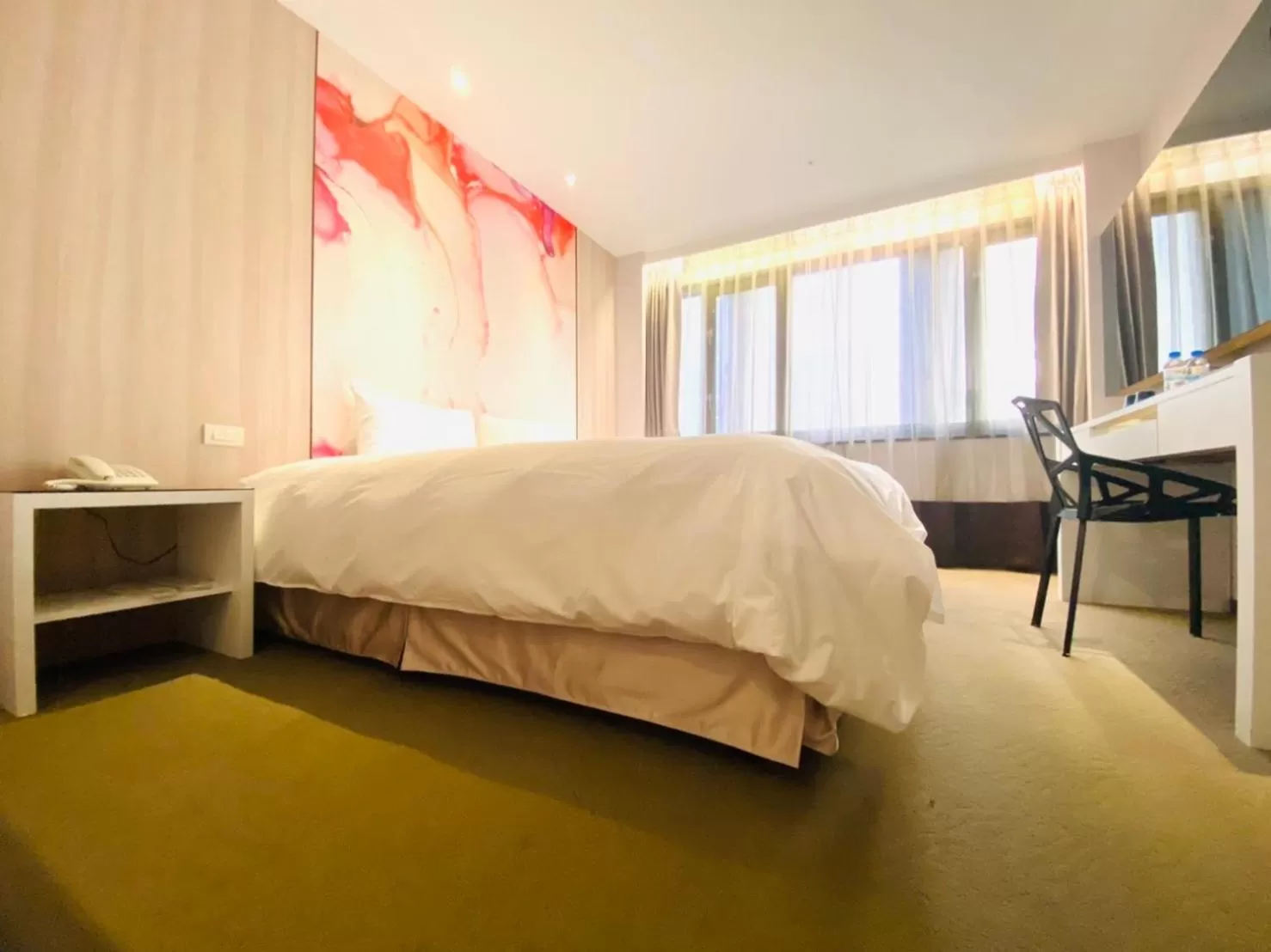 Bed in Artinn藝築文旅-台北站前館