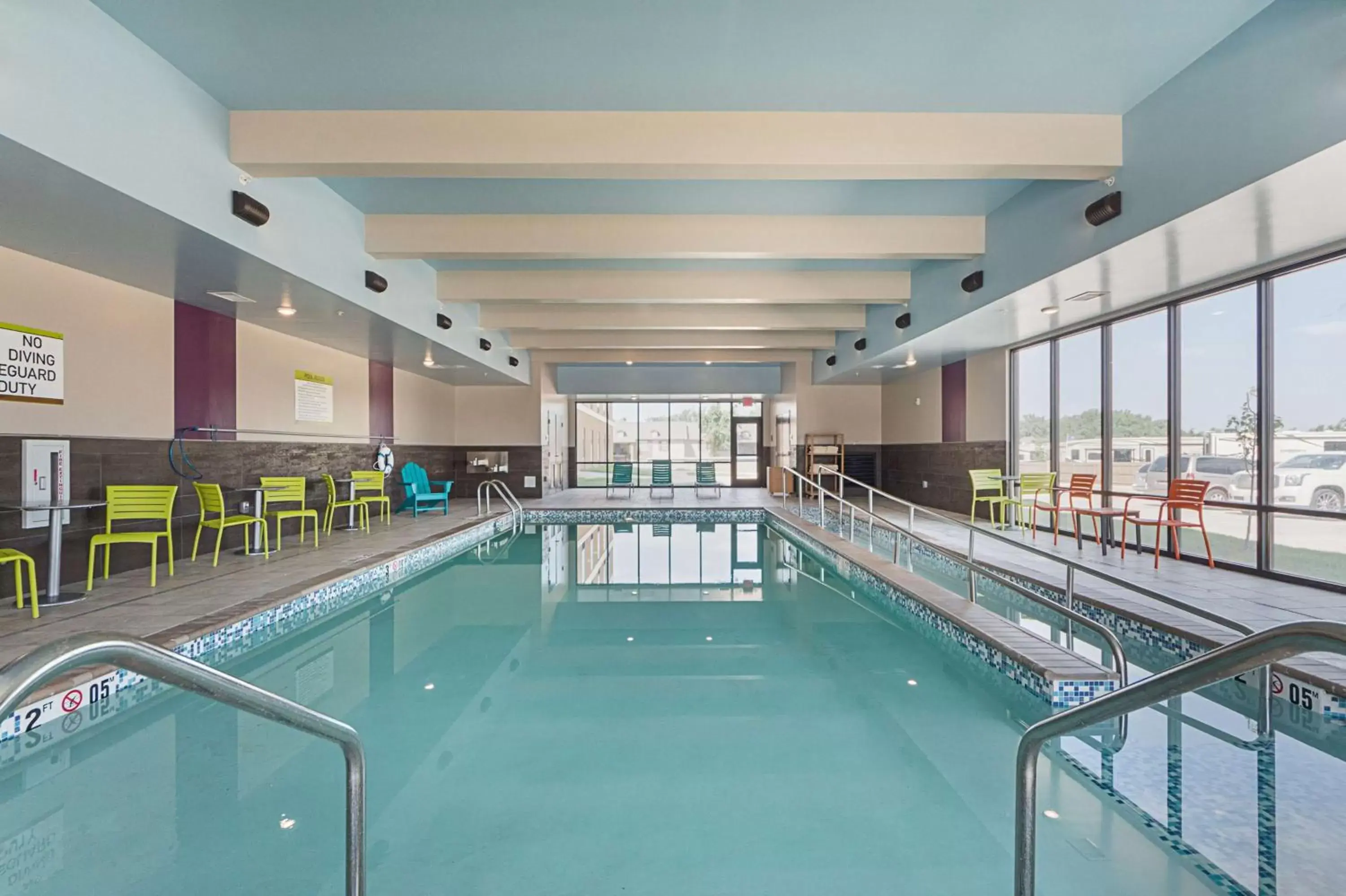 Pool view in Home2 Suites By Hilton Oklahoma City Yukon Pool view in Home2 Suites By Hilton Oklahoma City Yukon