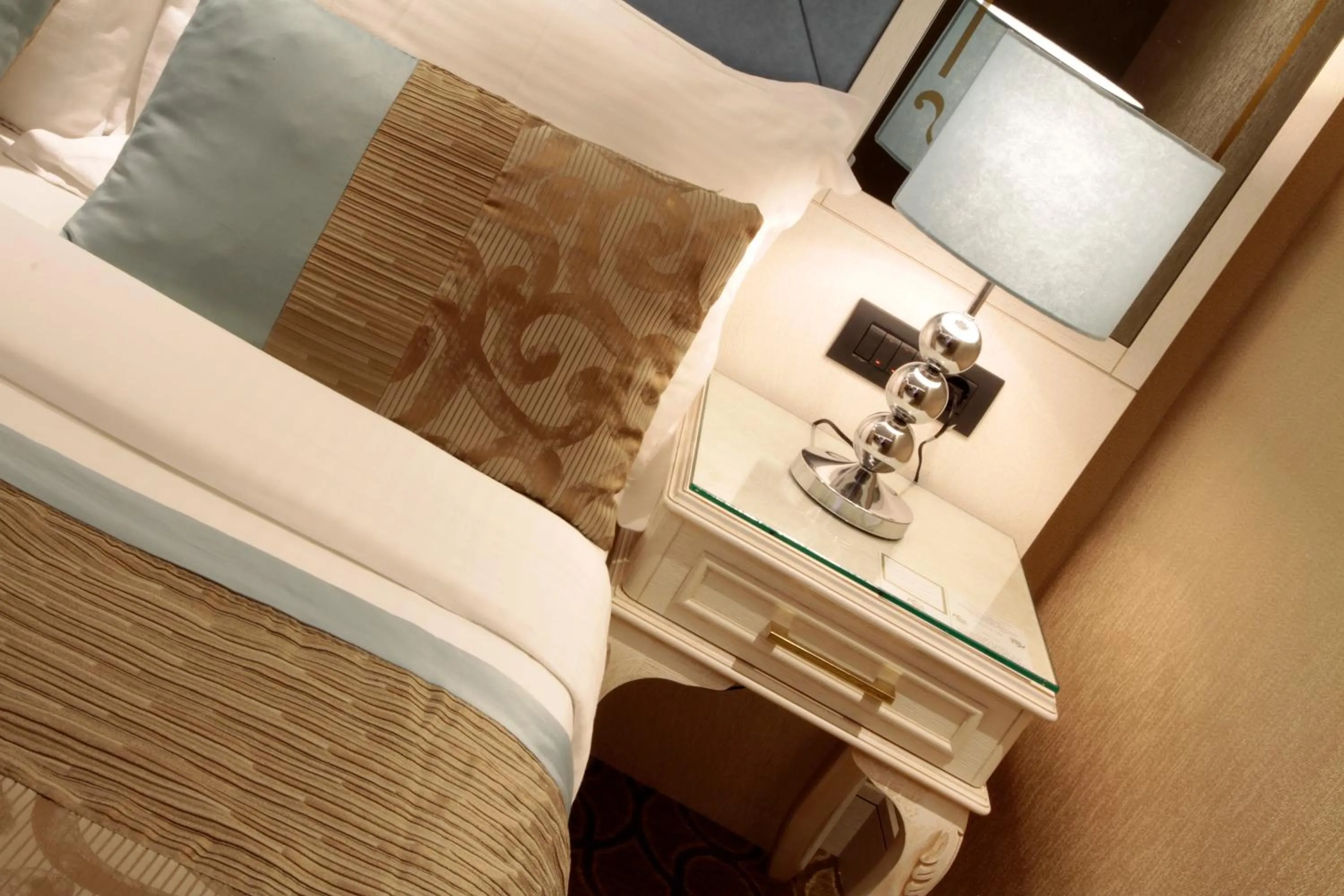 Decorative detail, Bathroom in Black Bird Hotel