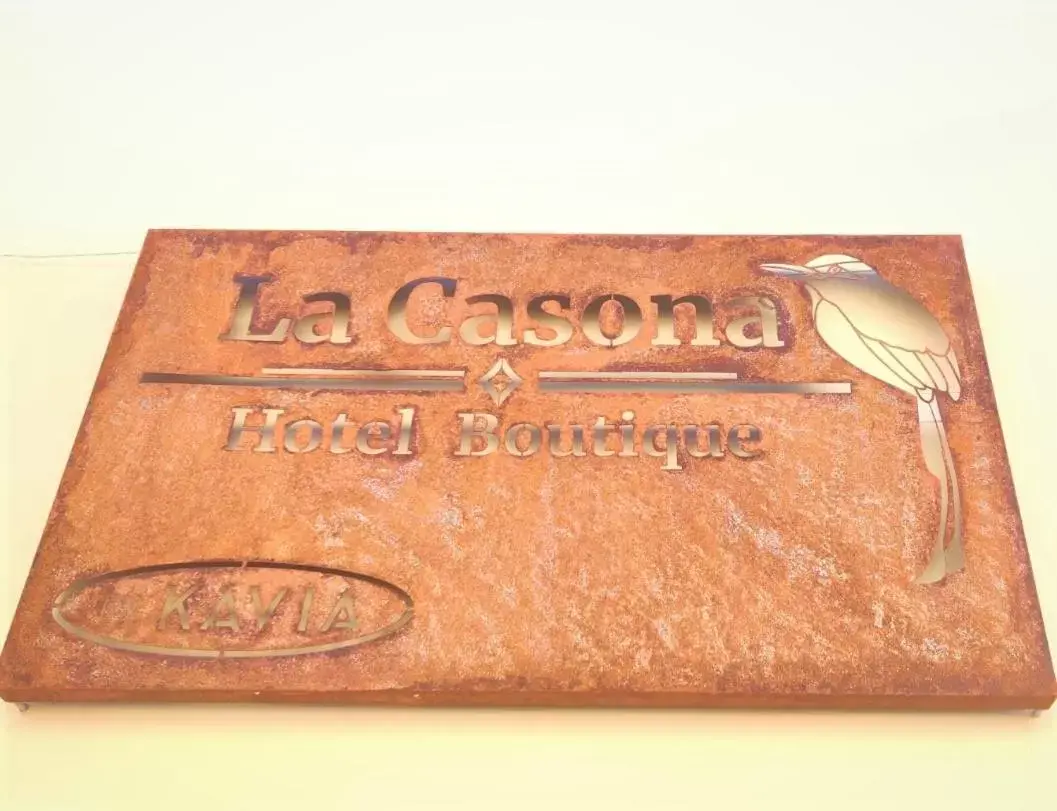 Property logo or sign in Hotel Boutique La Casona by Kavia