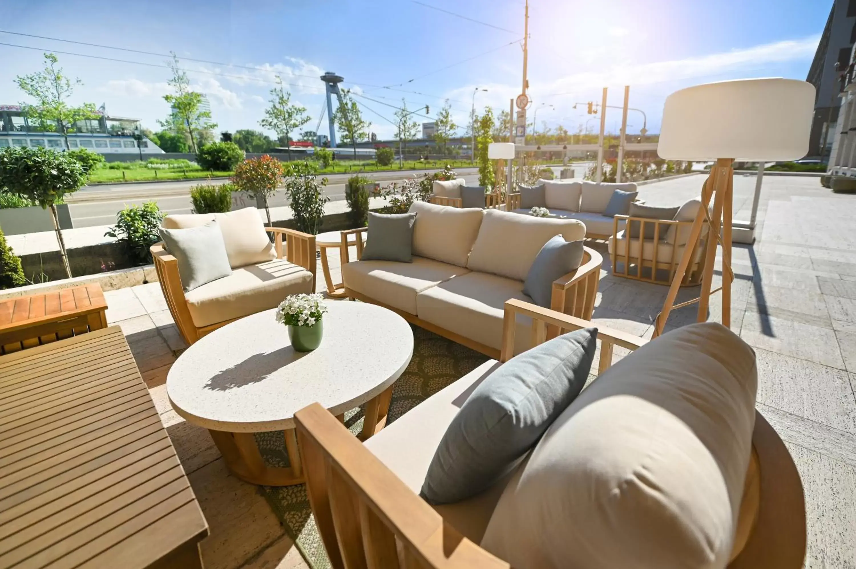 Balcony/Terrace in Hotel Devín