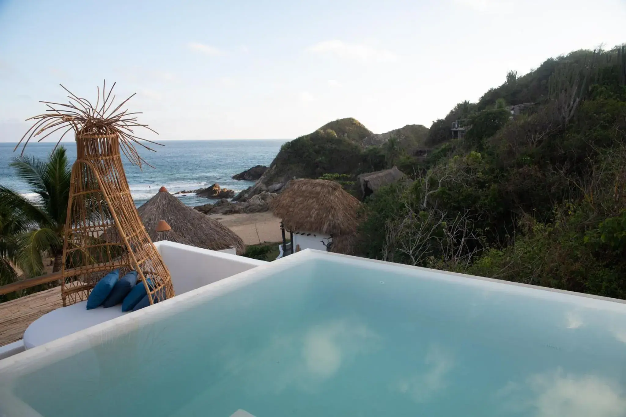 Natural landscape, Swimming Pool in El Alquimista Yoga Spa