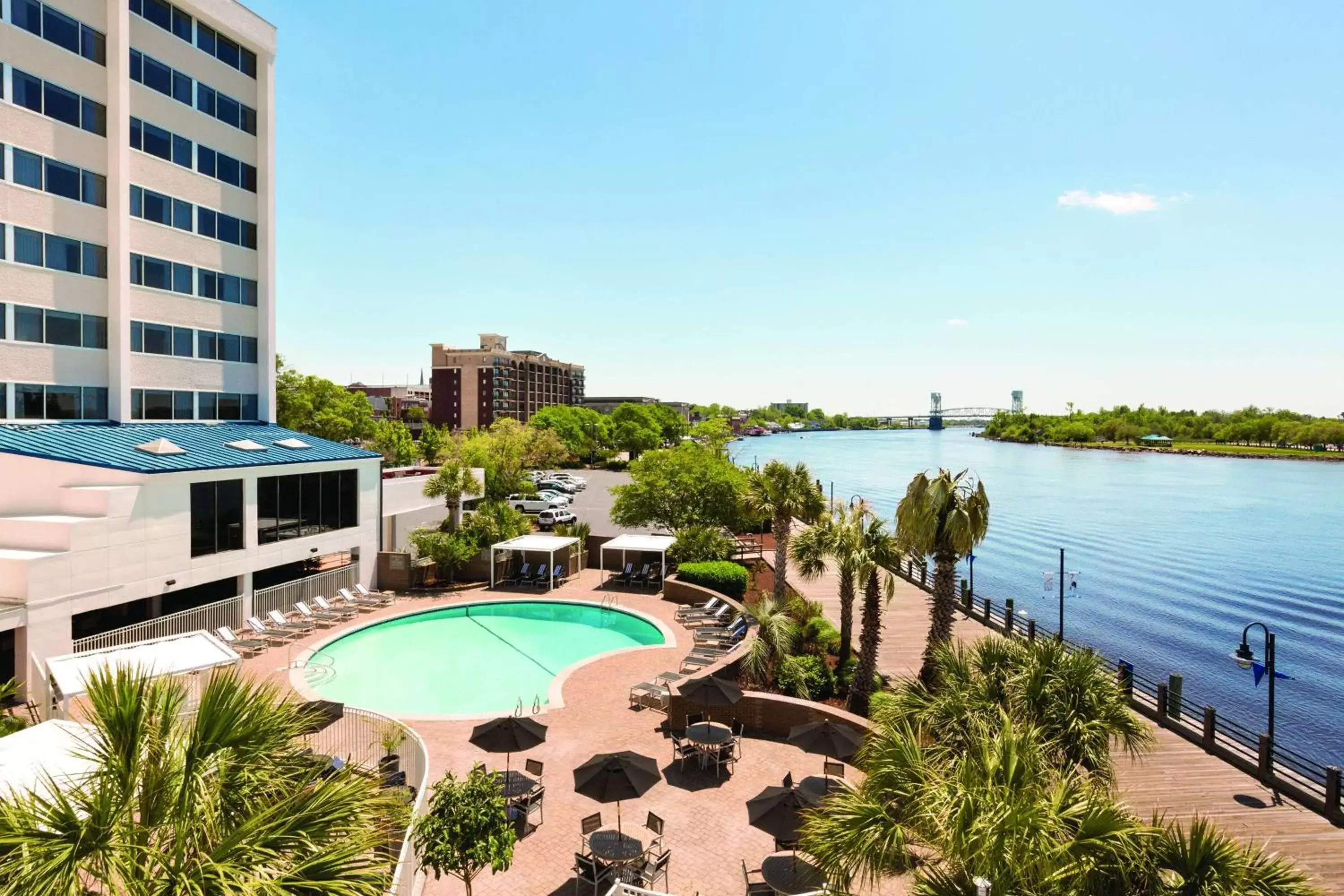 Pool View in Hotel Ballast Wilmington, Tapestry Collection by Hilton