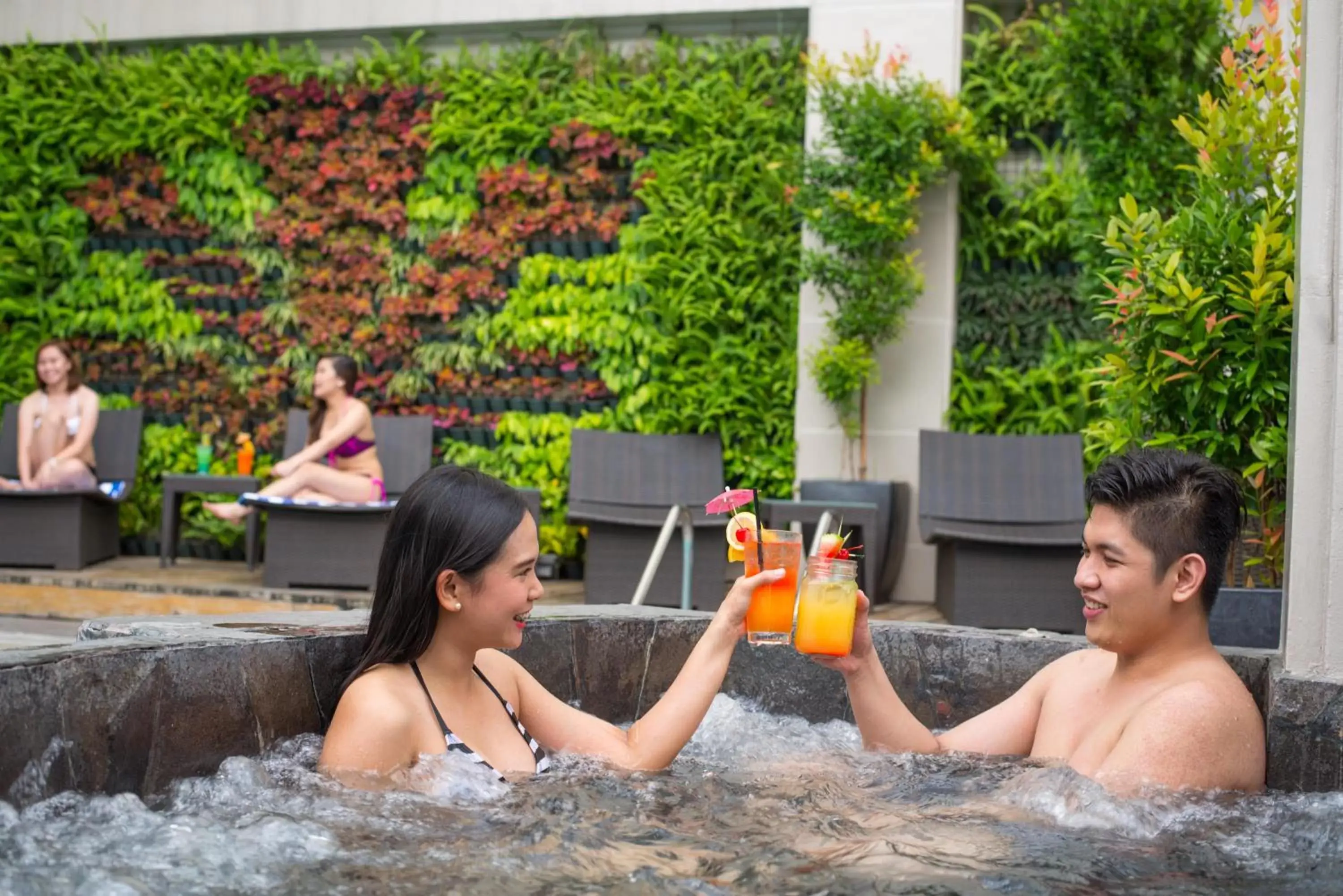 Swimming pool in City Garden Hotel Makati