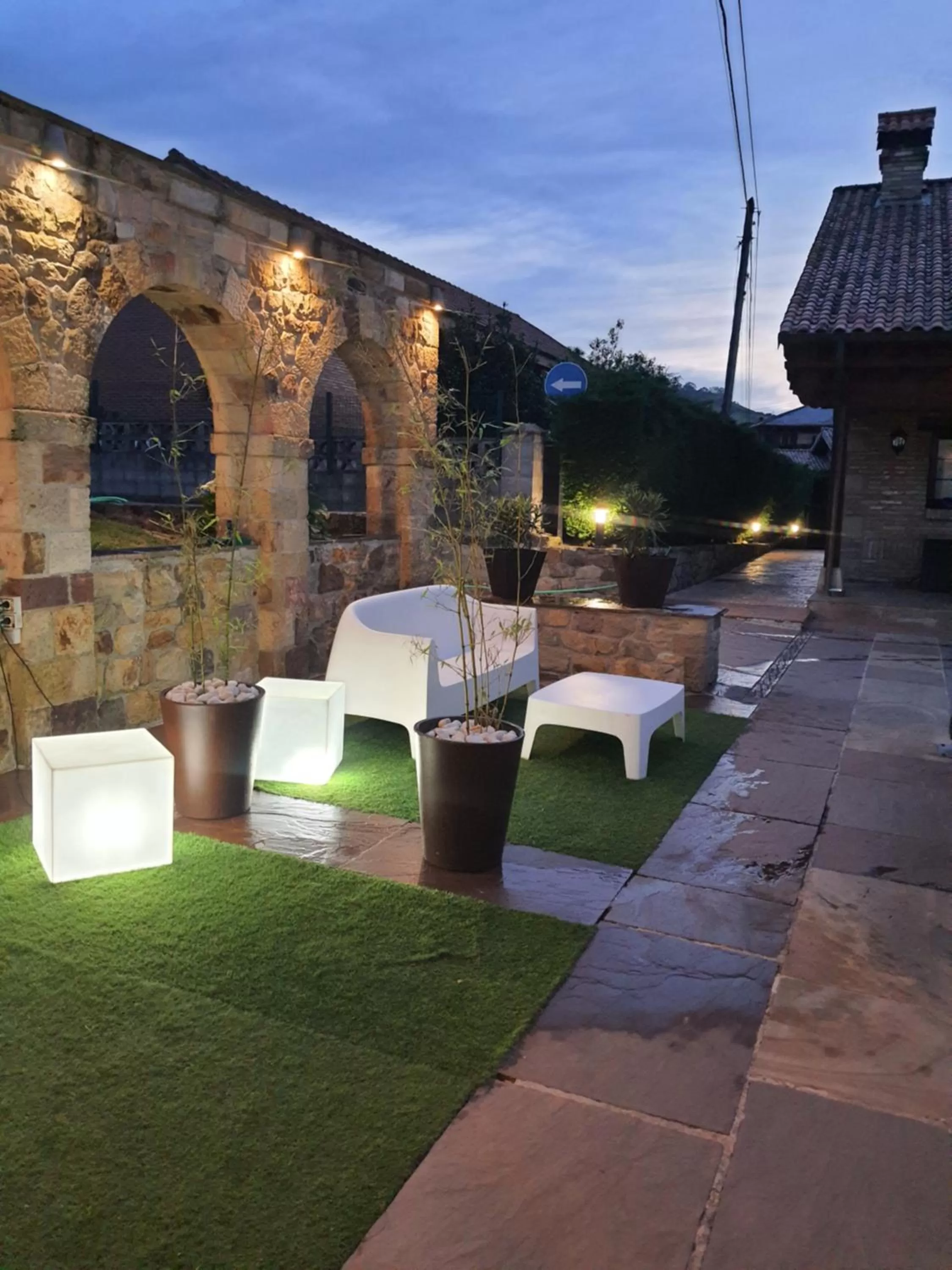 Patio in Posada la Leyenda