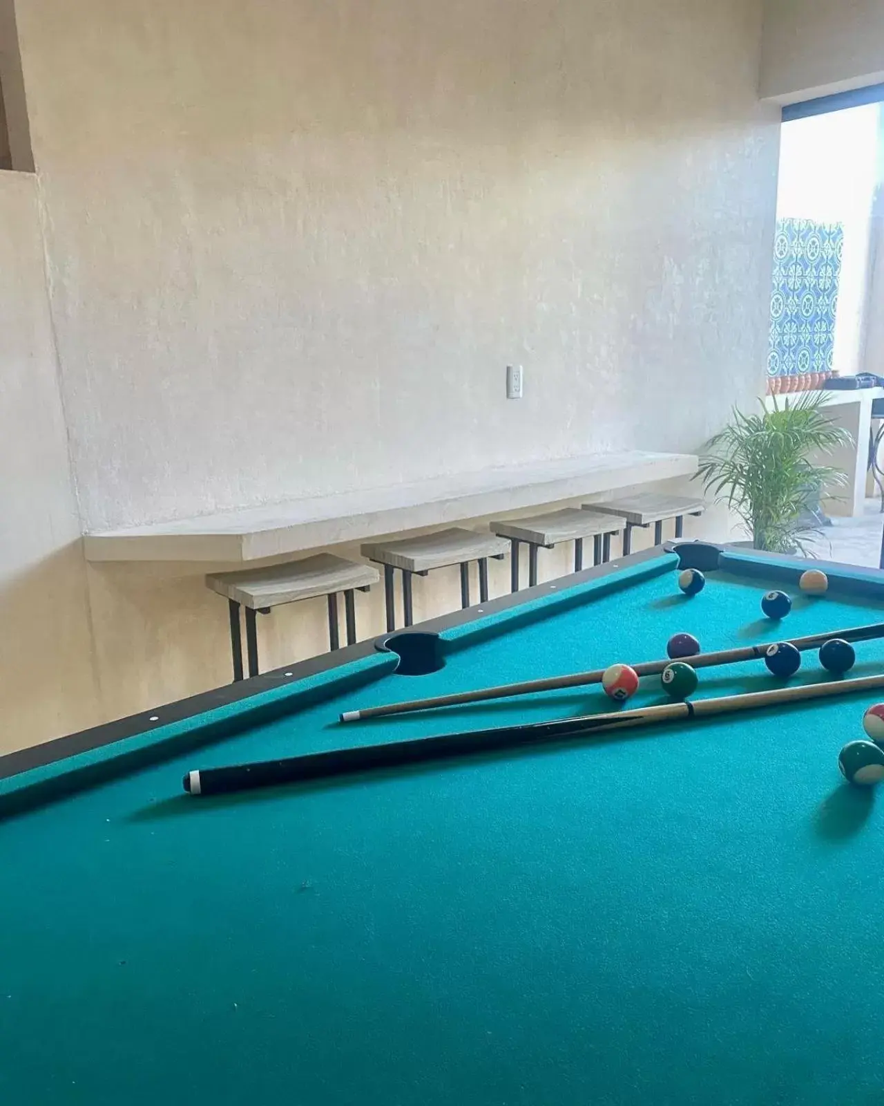 Billiards in hotel xucum