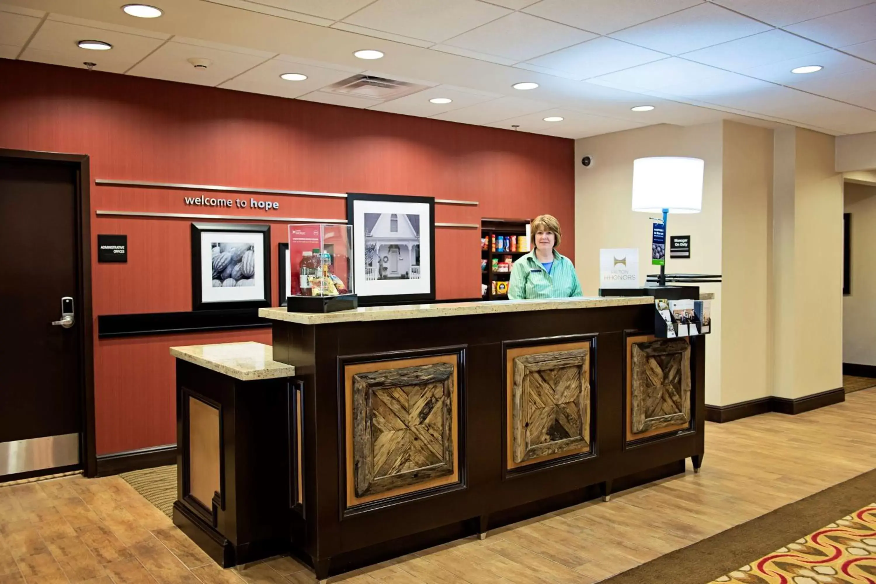 Lobby or reception in Hampton Inn and Suites Hope