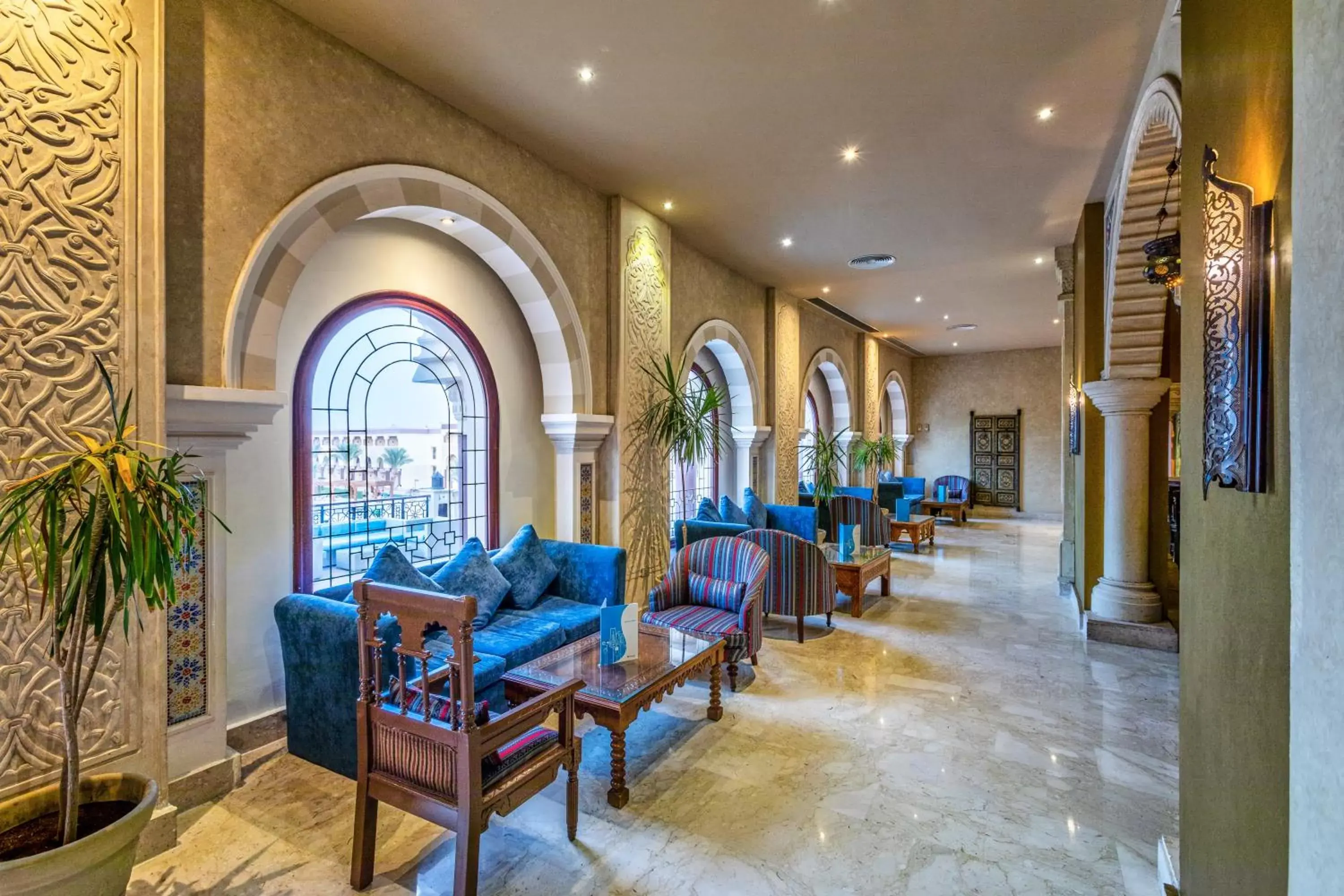 Lounge or bar, Lobby/Reception in Sunrise Mamlouk Palace Resort