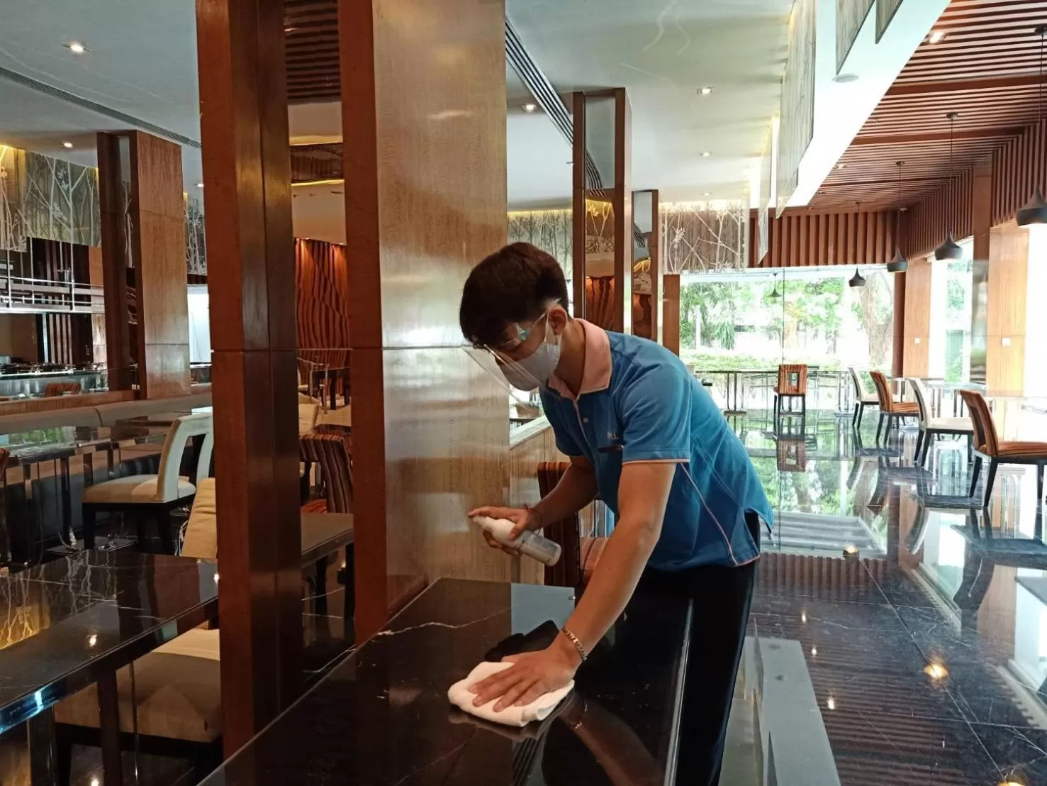 Dining area in Royal Princess Larn Luang - SHA Extra Plus