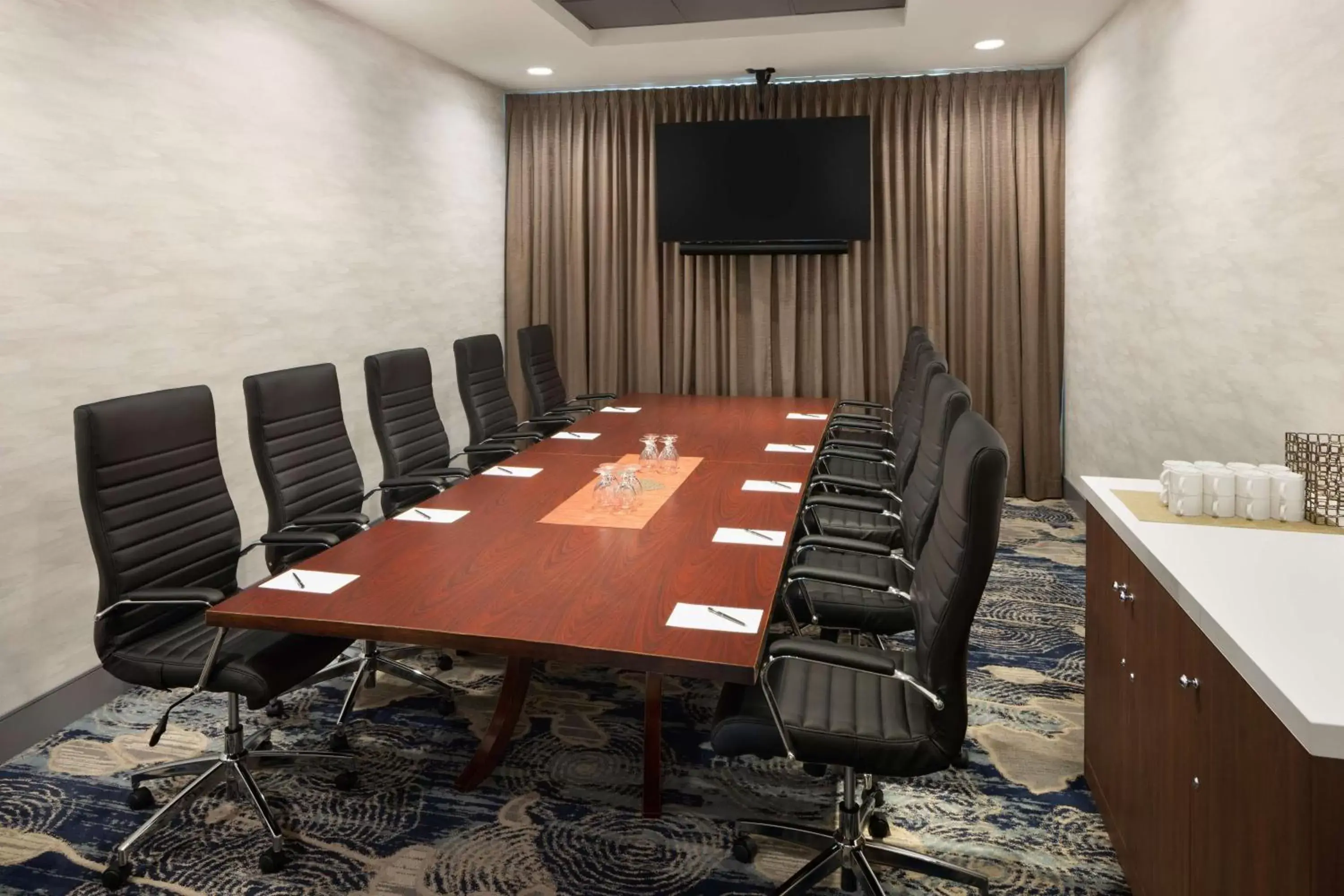 Meeting/conference room in Hilton Vancouver Downtown, BC, Canada