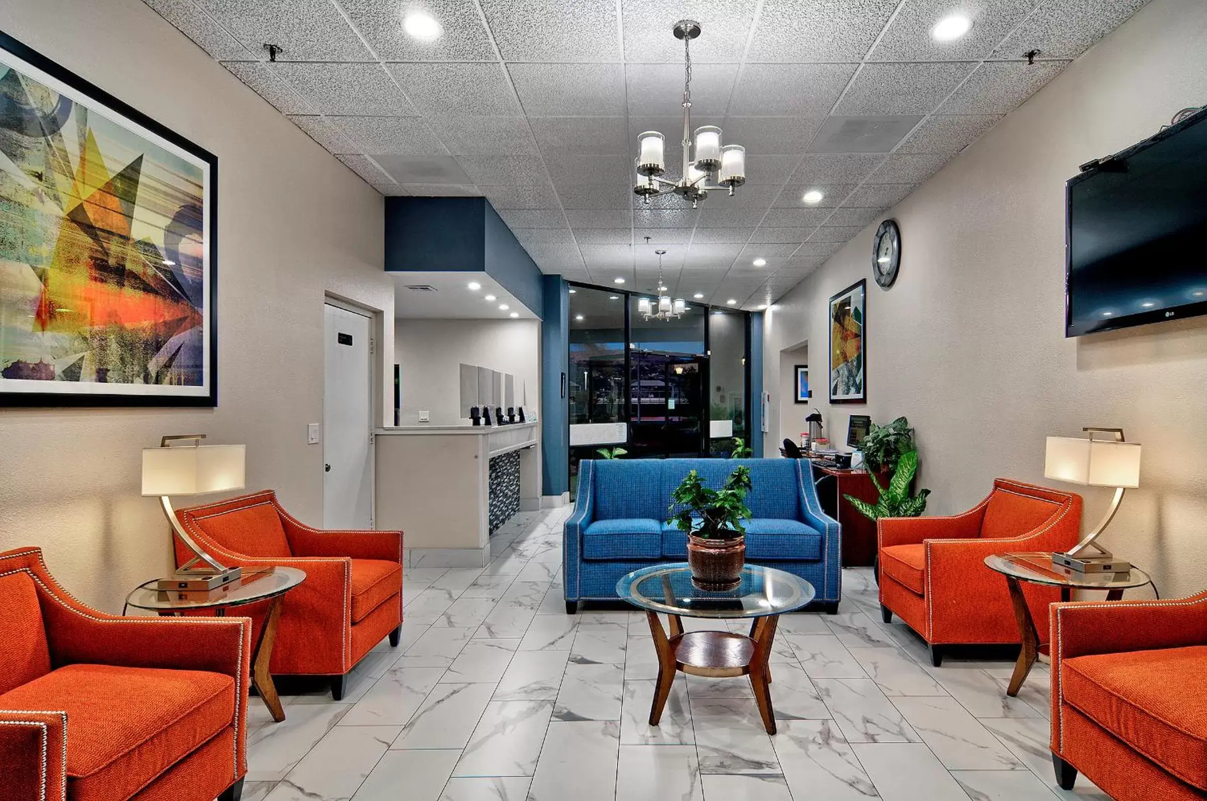 Lobby or reception, Seating Area in Quality Inn & Suites South San Jose - Morgan Hill