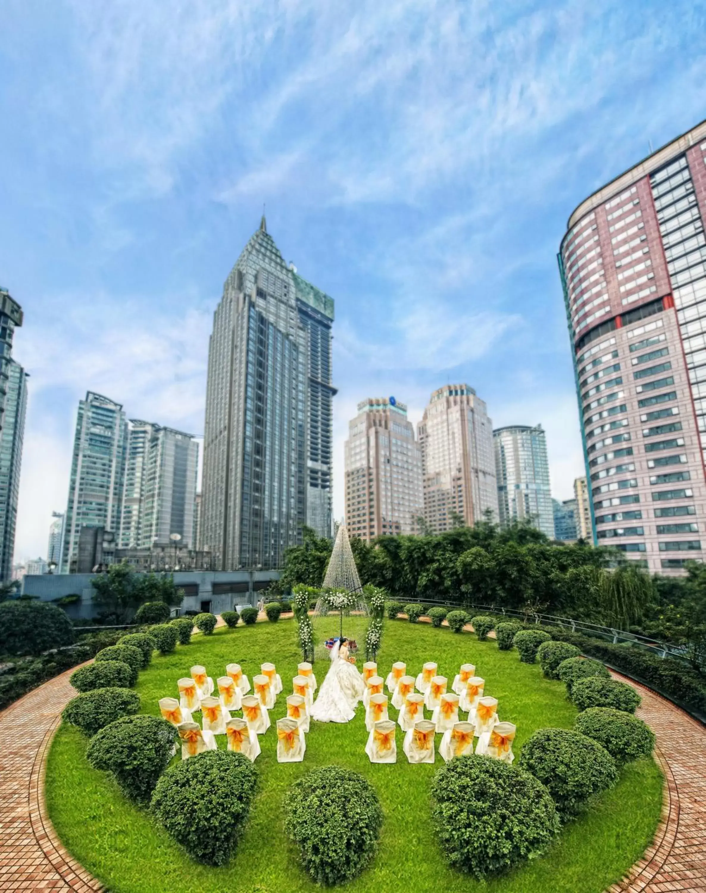 Garden view in Hyatt Regency Metropolitan Chongqing