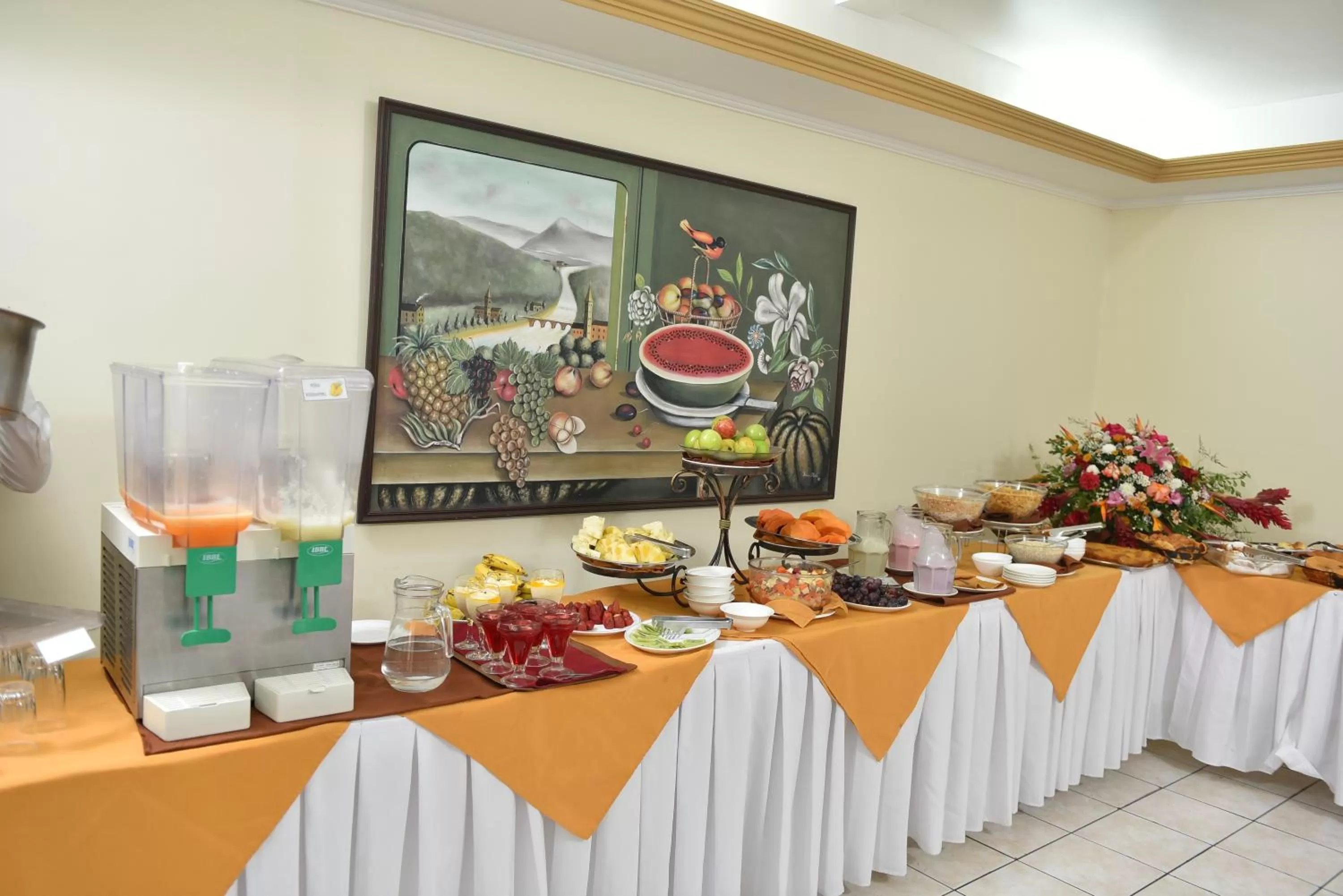 Buffet breakfast in House Inn Apart Hotel