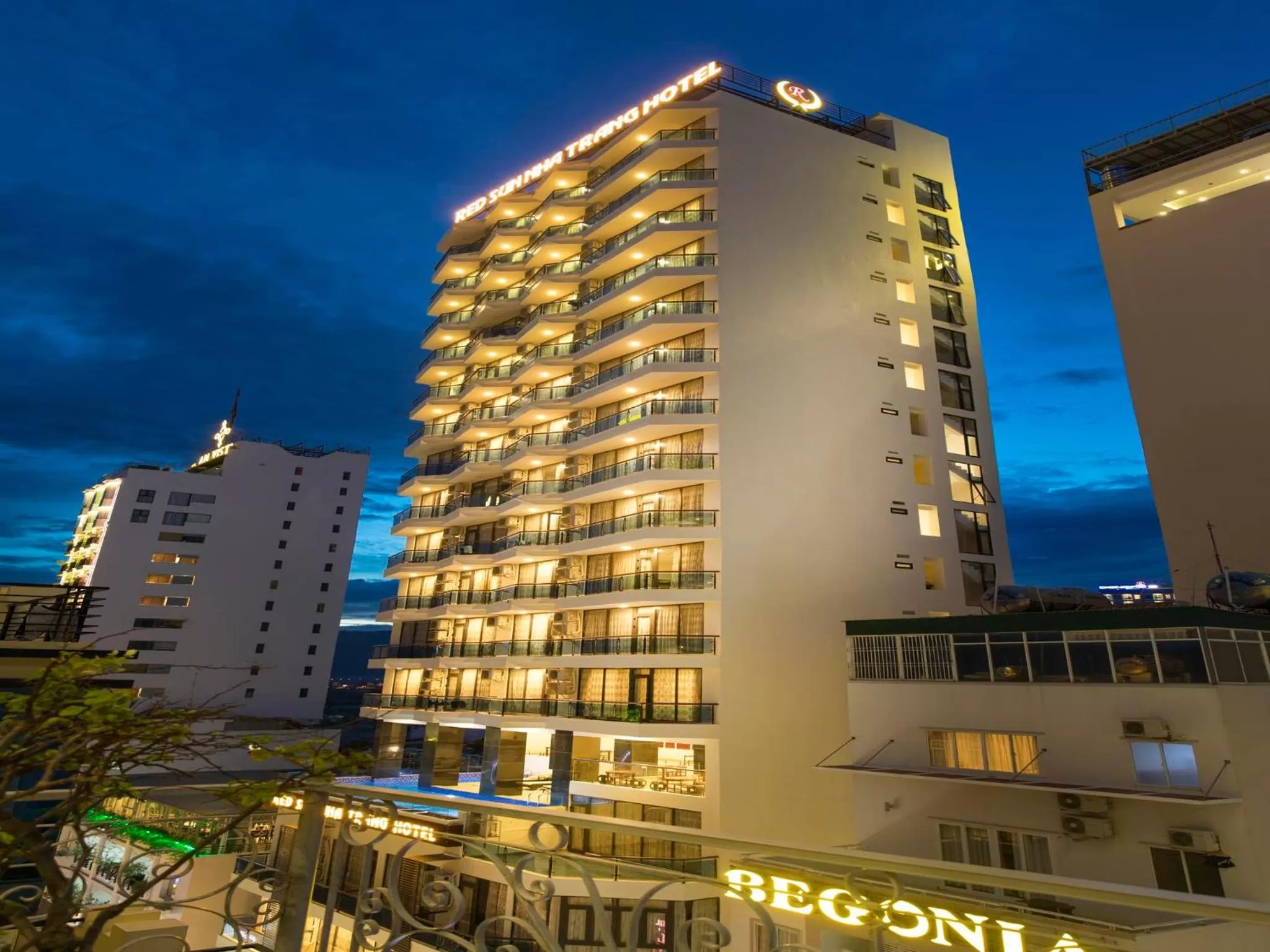 Property building in Red Sun Nha Trang Hotel