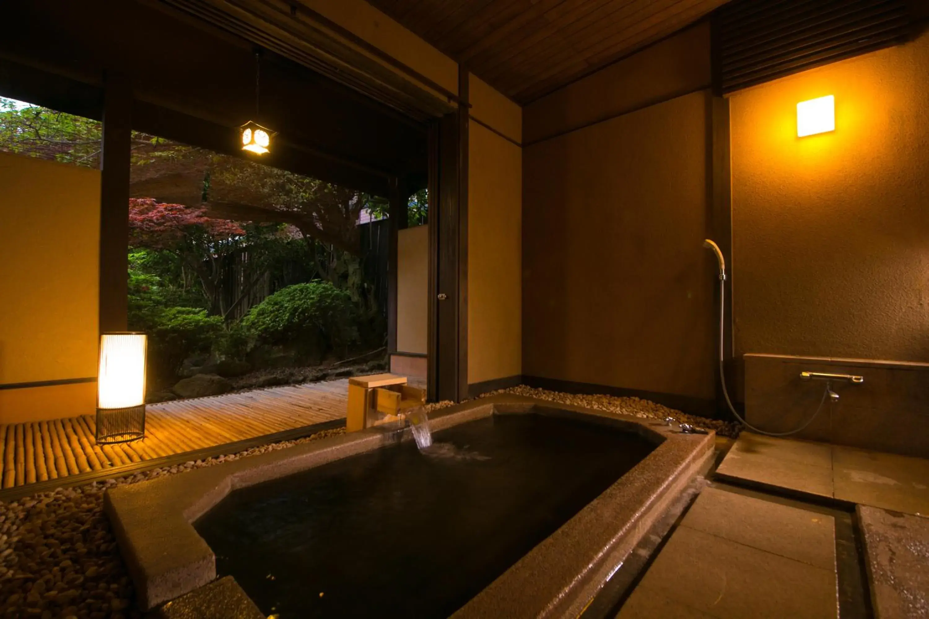 Hot Spring Bath in Bettei Haruki