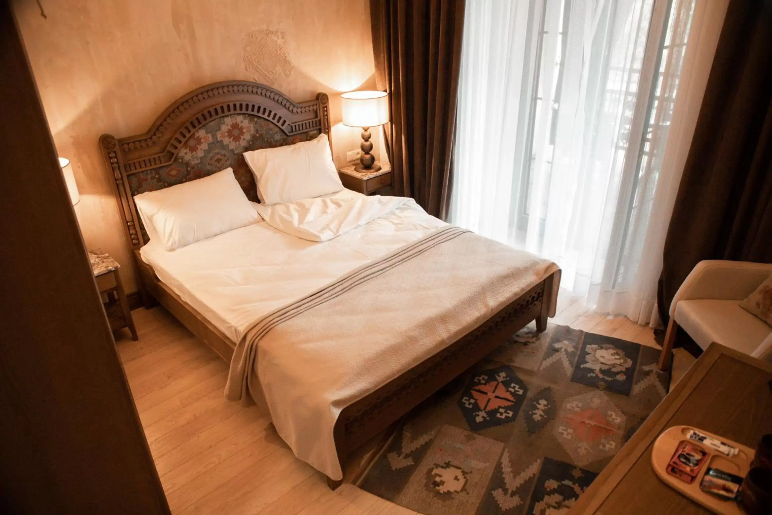 Deluxe Double Room with Balcony in Boutique ETHNO HOTEL Deluxe Double Room with Balcony in Boutique ETHNO HOTEL