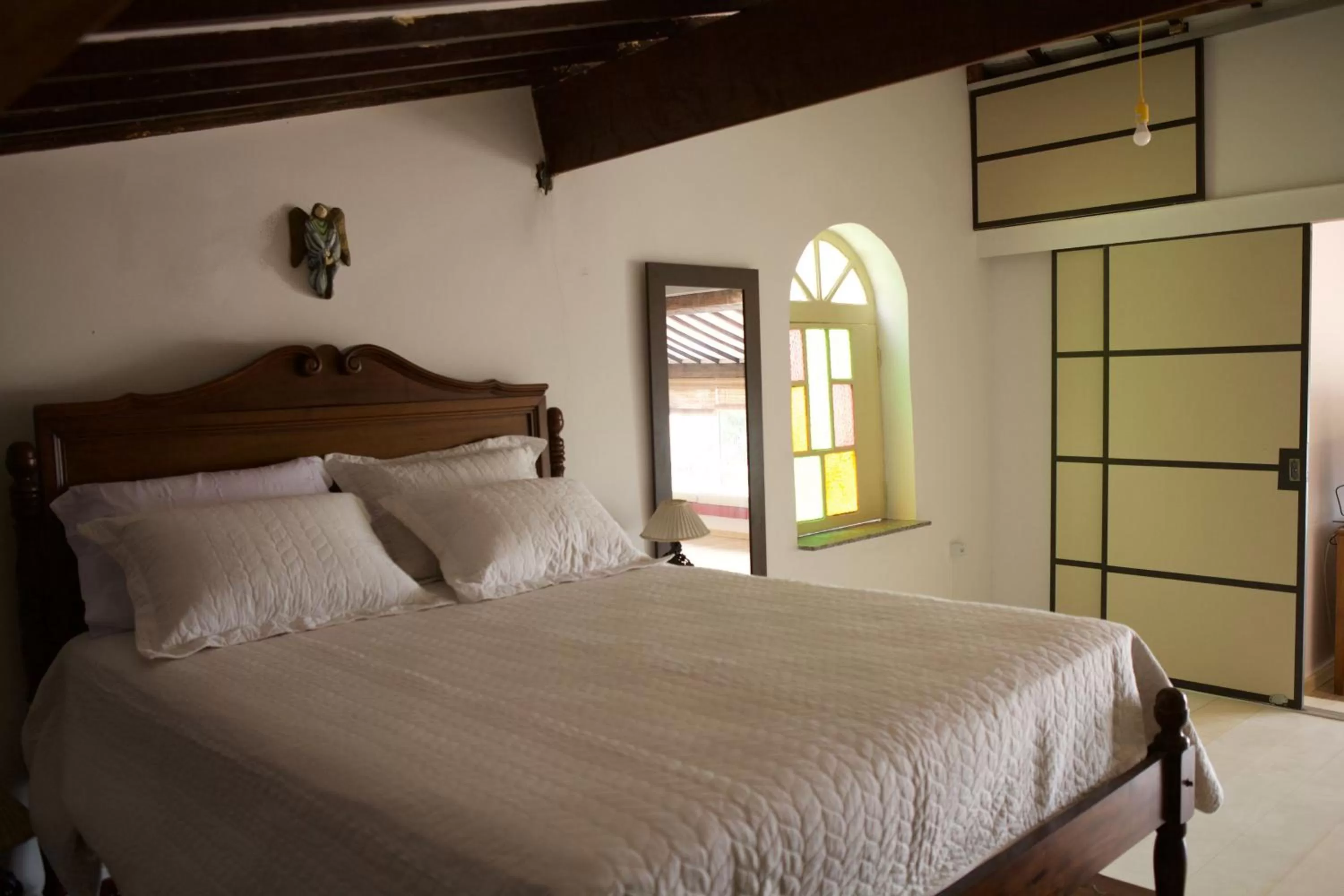 Living room, Bed in Pousada Irradiante