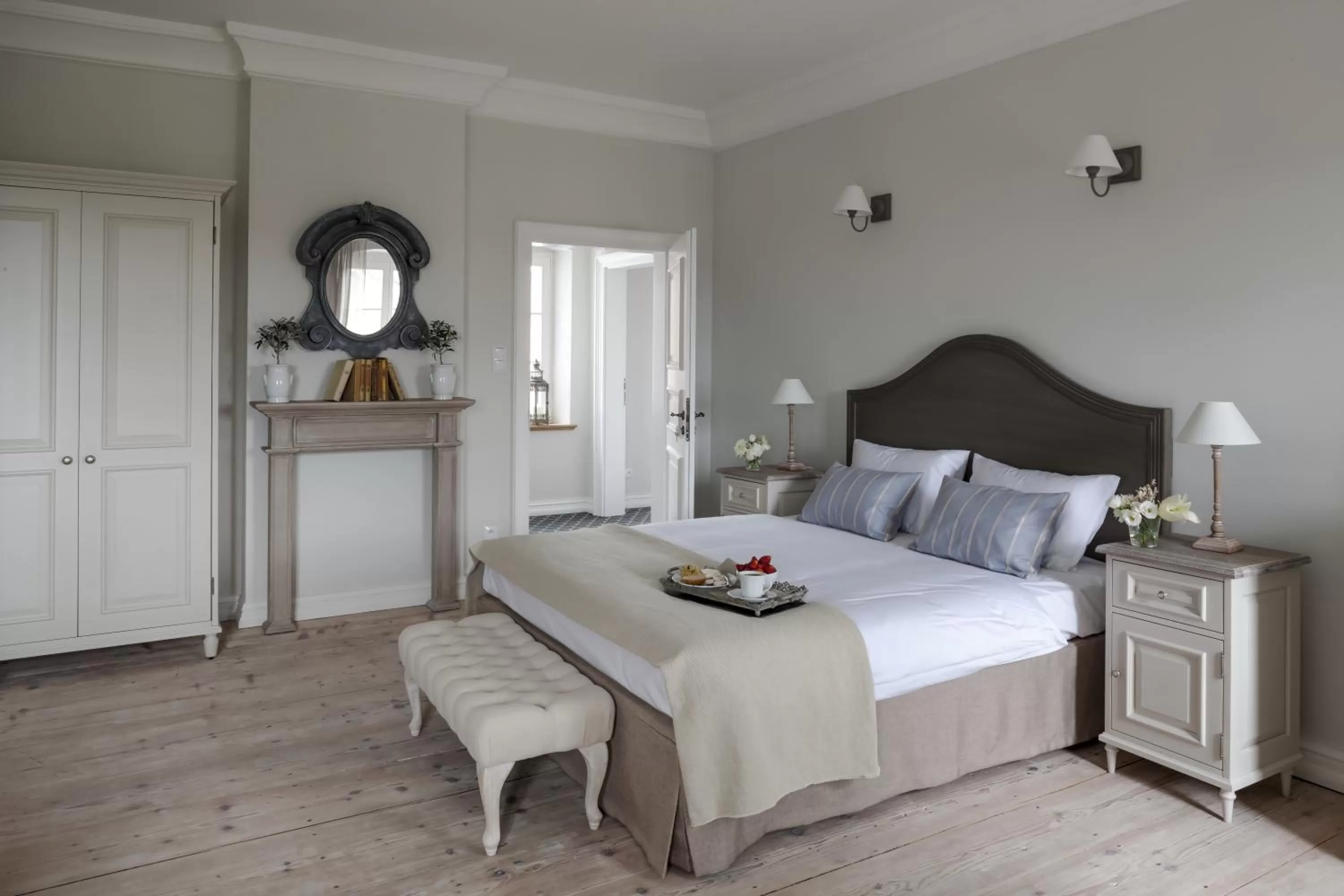 Photo of the whole room, Bed in Pałac Kamieniec