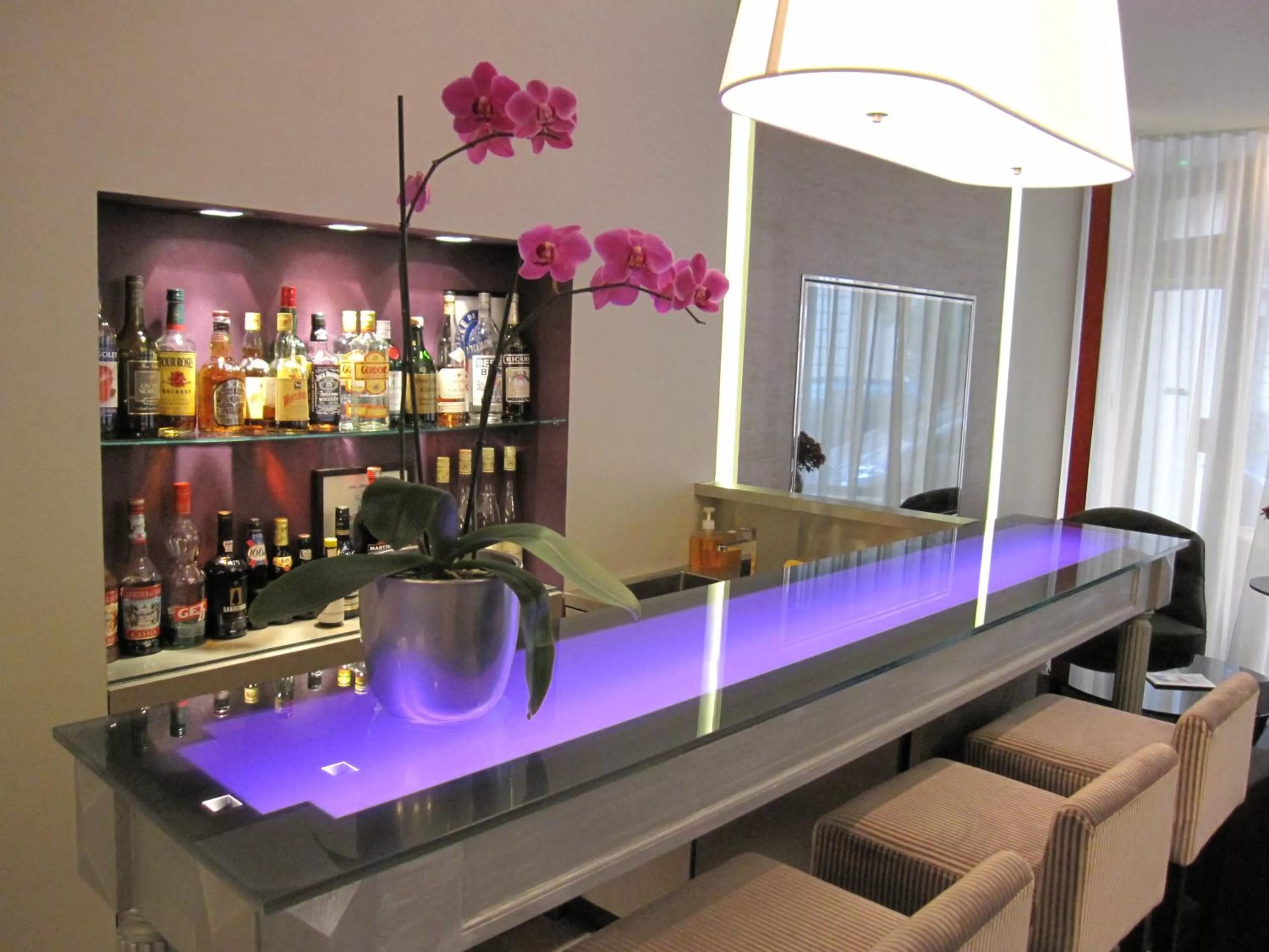 Lounge or bar in Hôtel Harvey