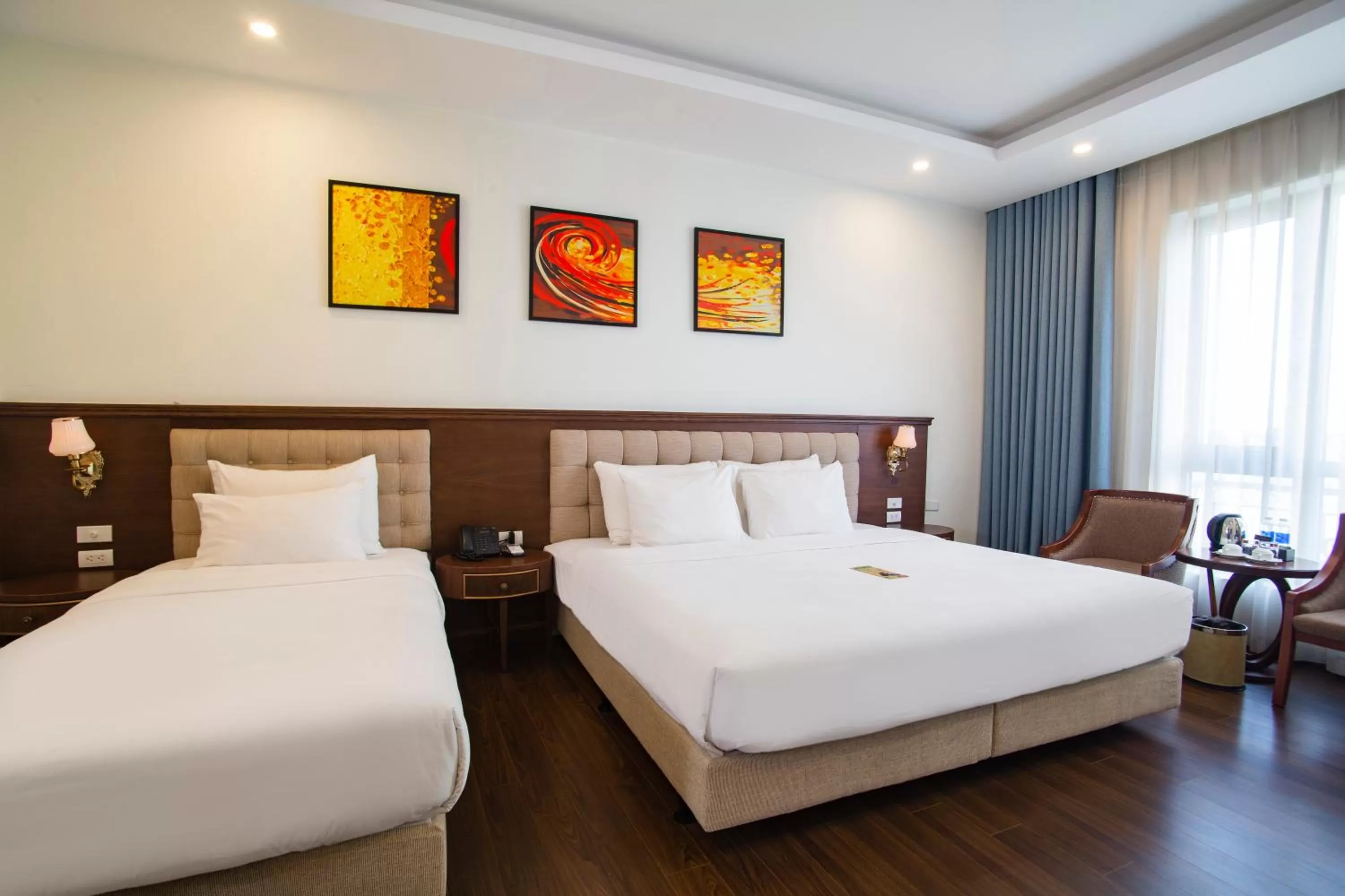 Bed in Western Hanoi Boutique Hotel