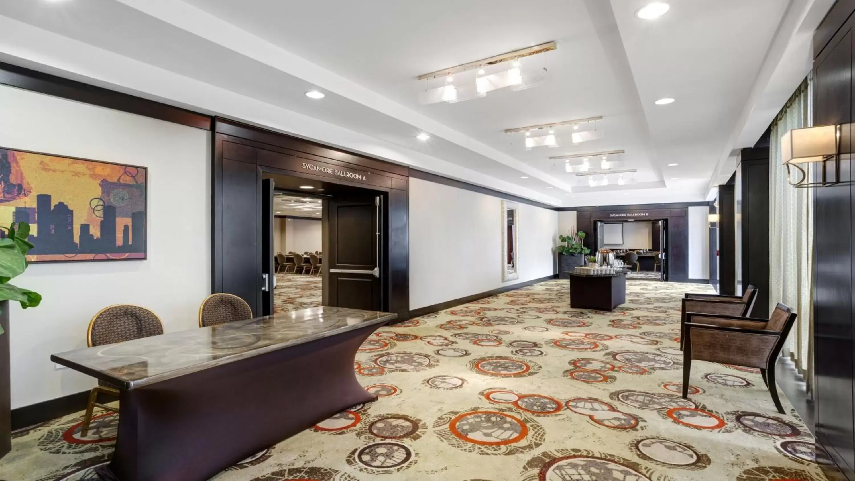 Meeting/conference room, Lobby/Reception in Crowne Plaza Houston Galleria Area, an IHG Hotel