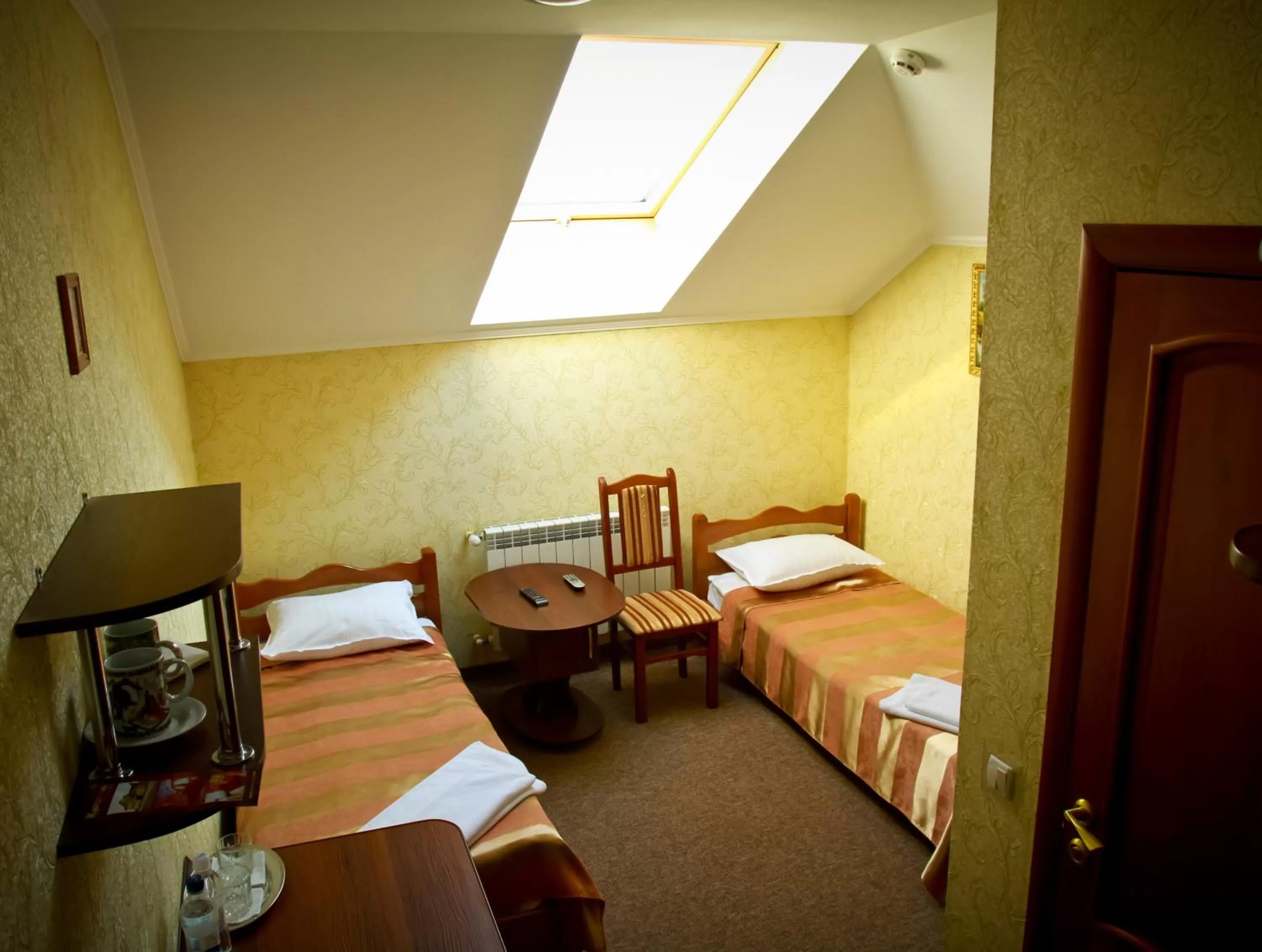 Shower, Bed in Motel Kurortnyy & SPA