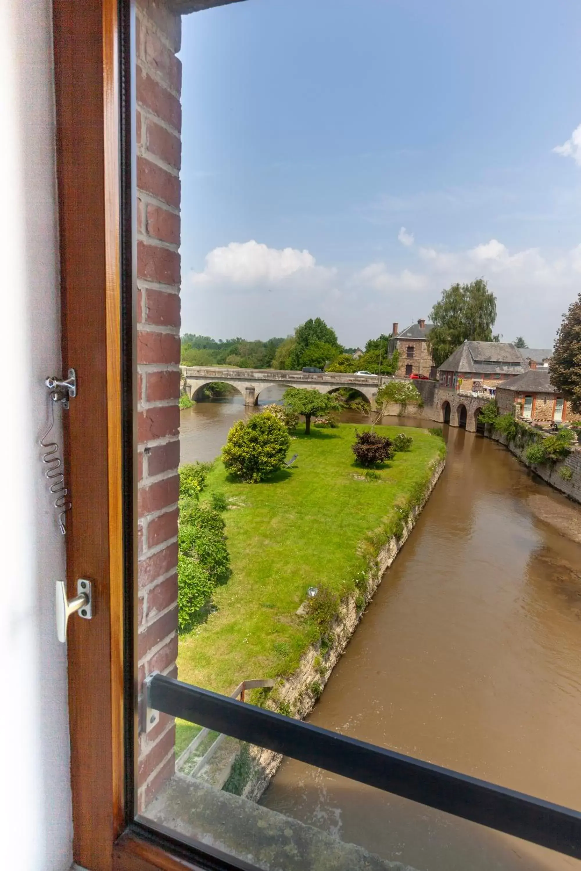 River view in Best Western Le Moulin de Ducey