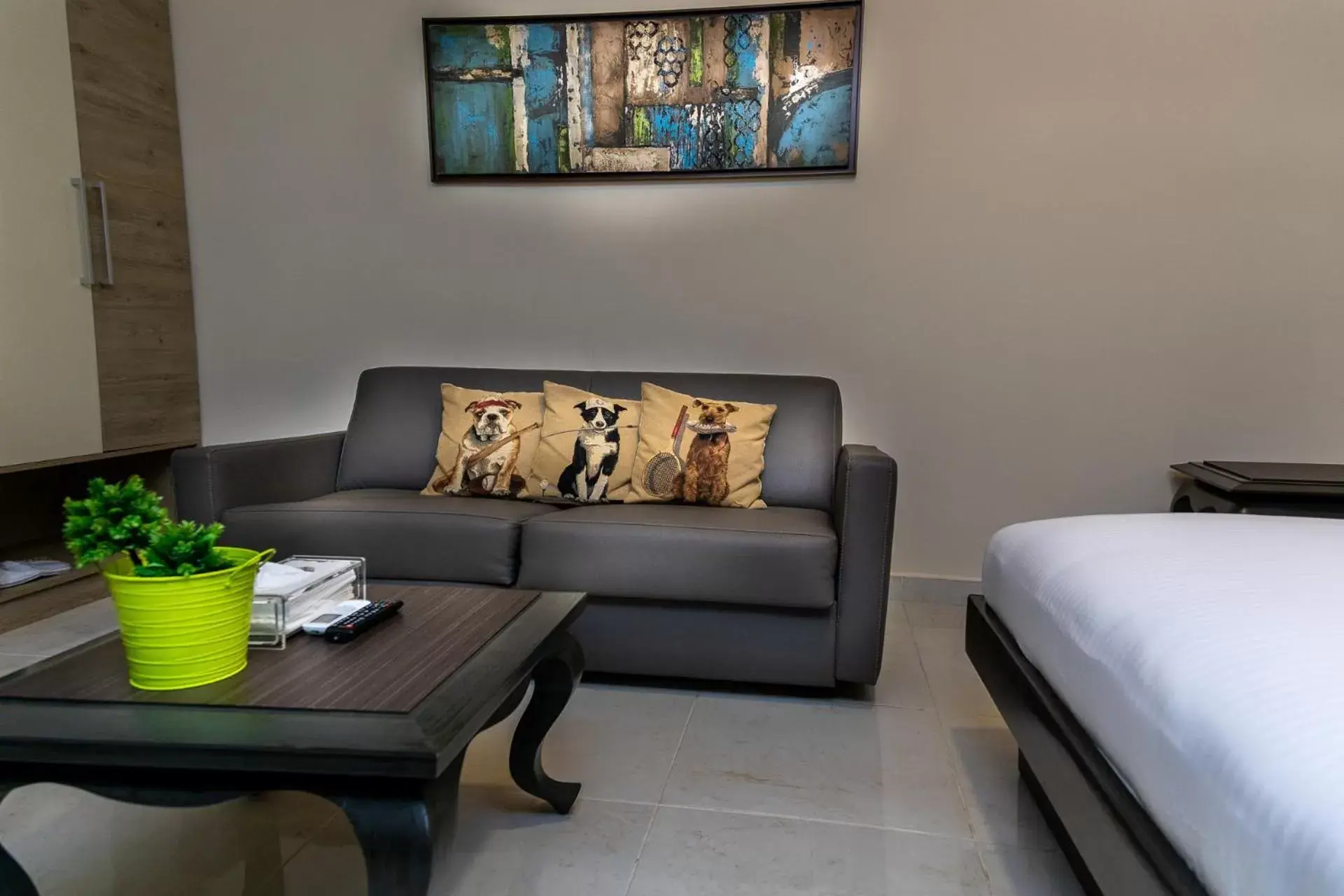 Bedroom, Seating Area in Home Suites Boutique Hotel