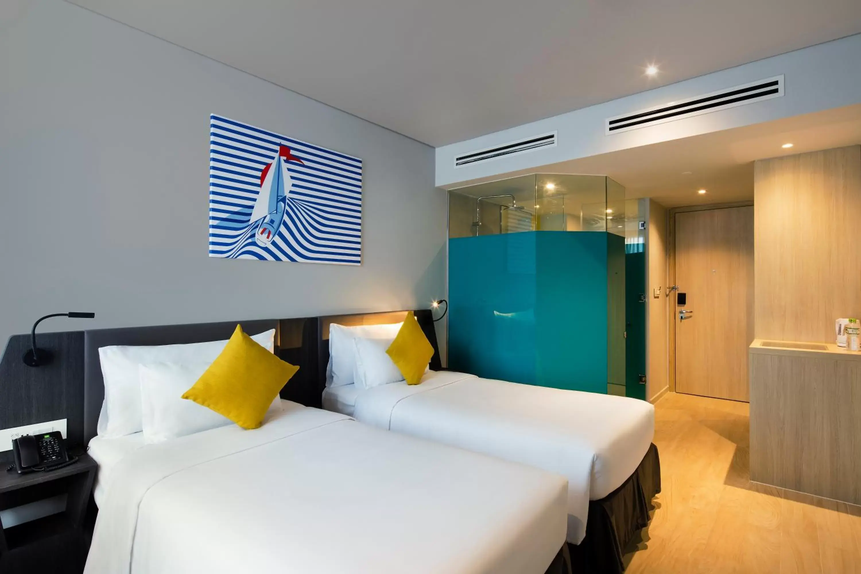 Bathroom, Bed in ibis Styles Nha Trang