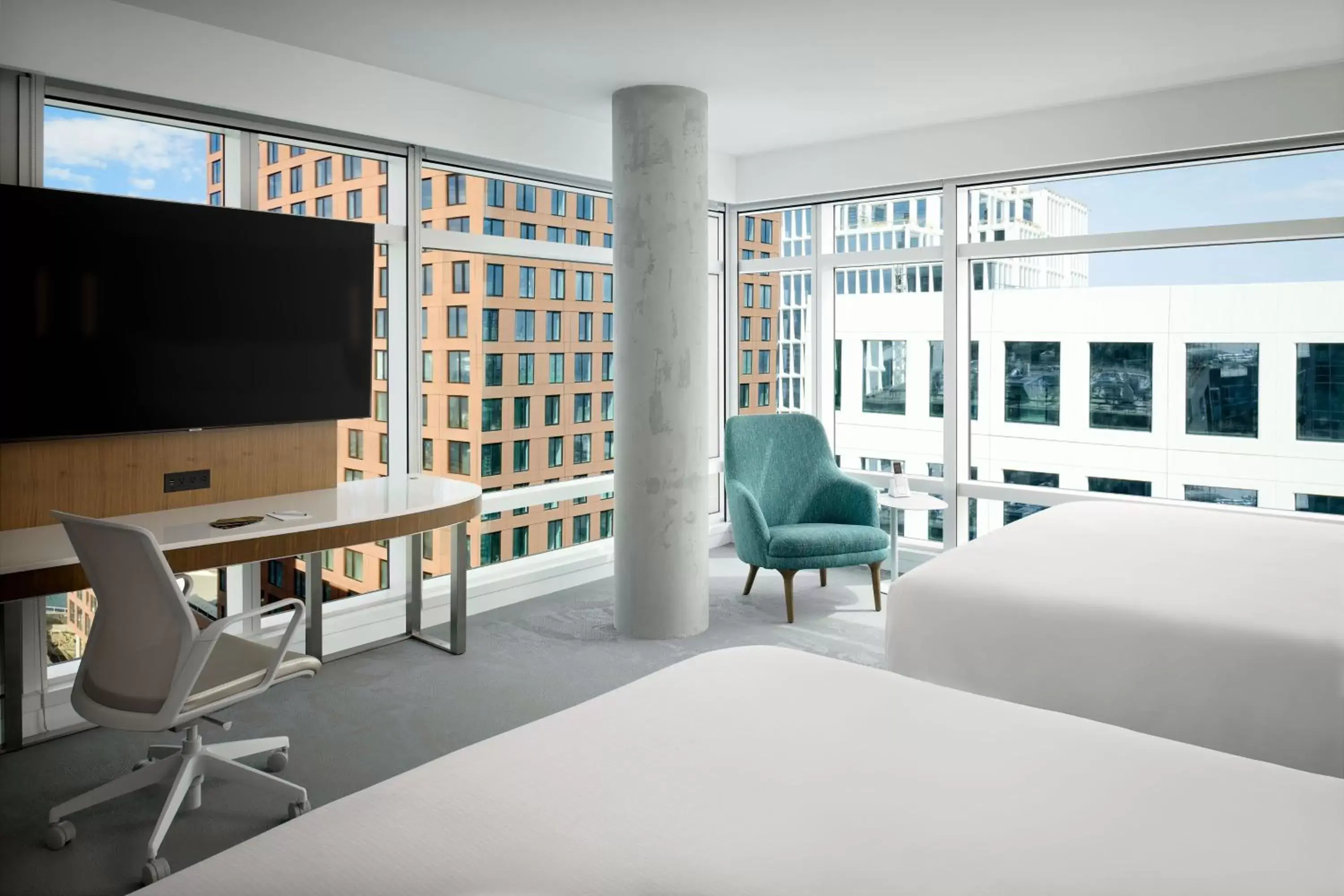 View (from property/room), TV/Entertainment Center in LUMA Hotel San Francisco - #1 Hottest New Hotel in the US
