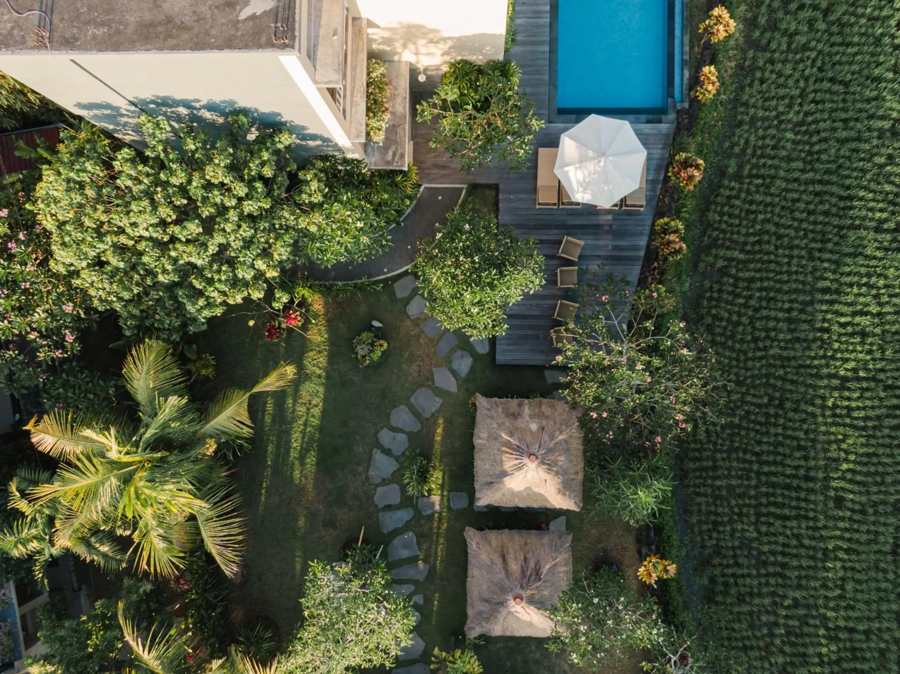 Garden, Bird's-eye View in Byasa Ubud Hotel