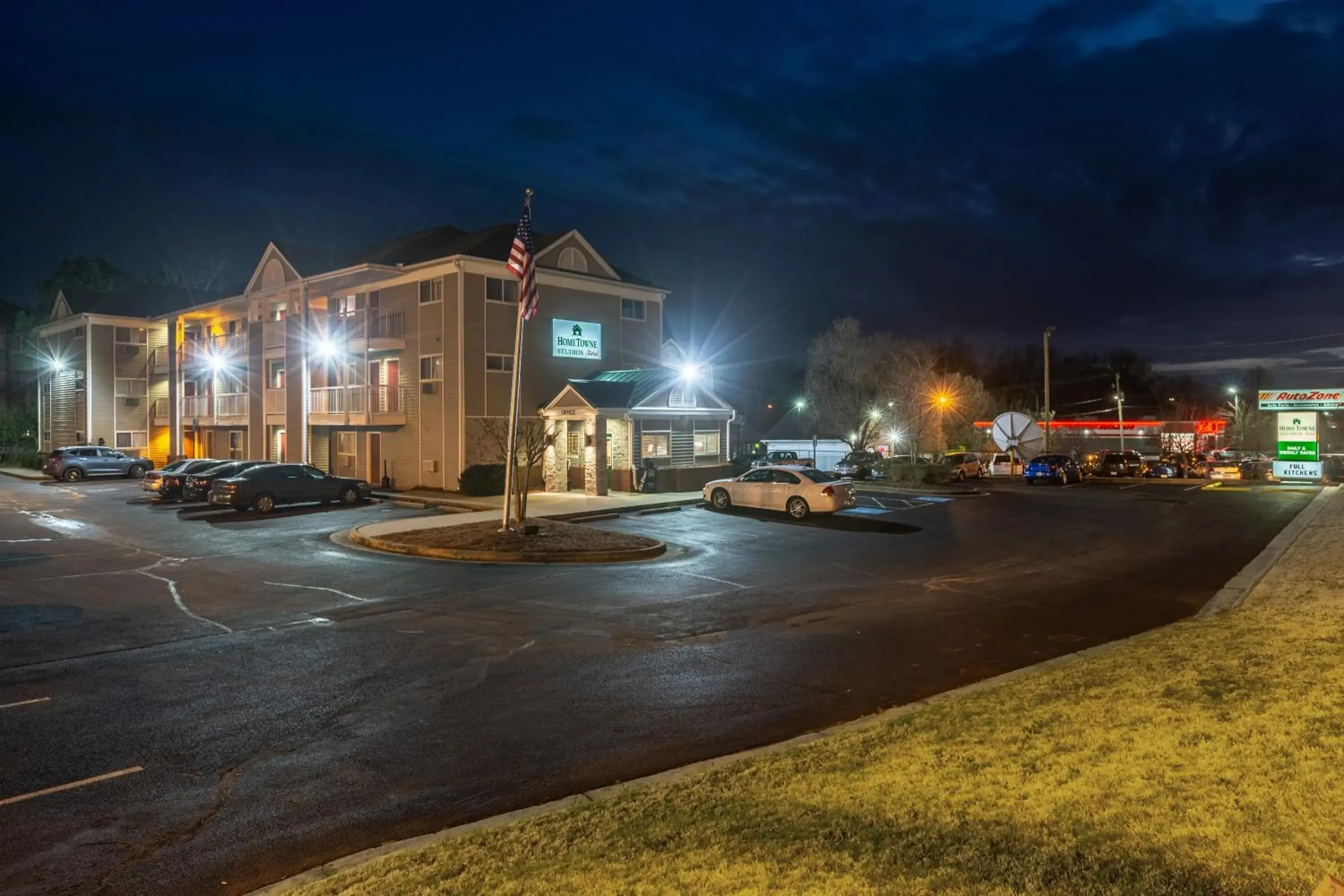 Property building in HomeTowne Studios by Red Roof Gainesville, GA Property building in HomeTowne Studios by Red Roof Gainesville, GA