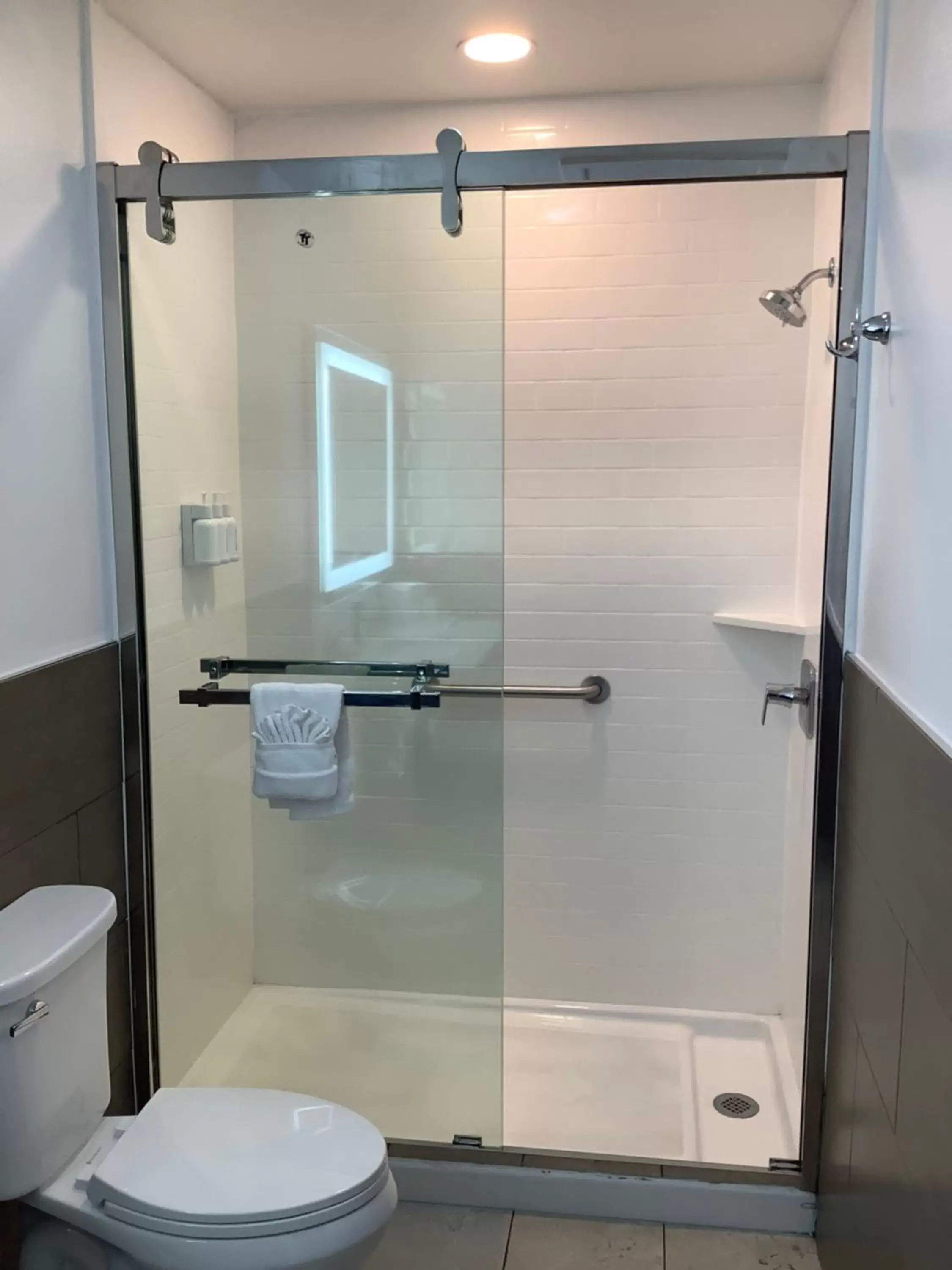 Shower, Bathroom in Americas Best Value Inn Harlingen