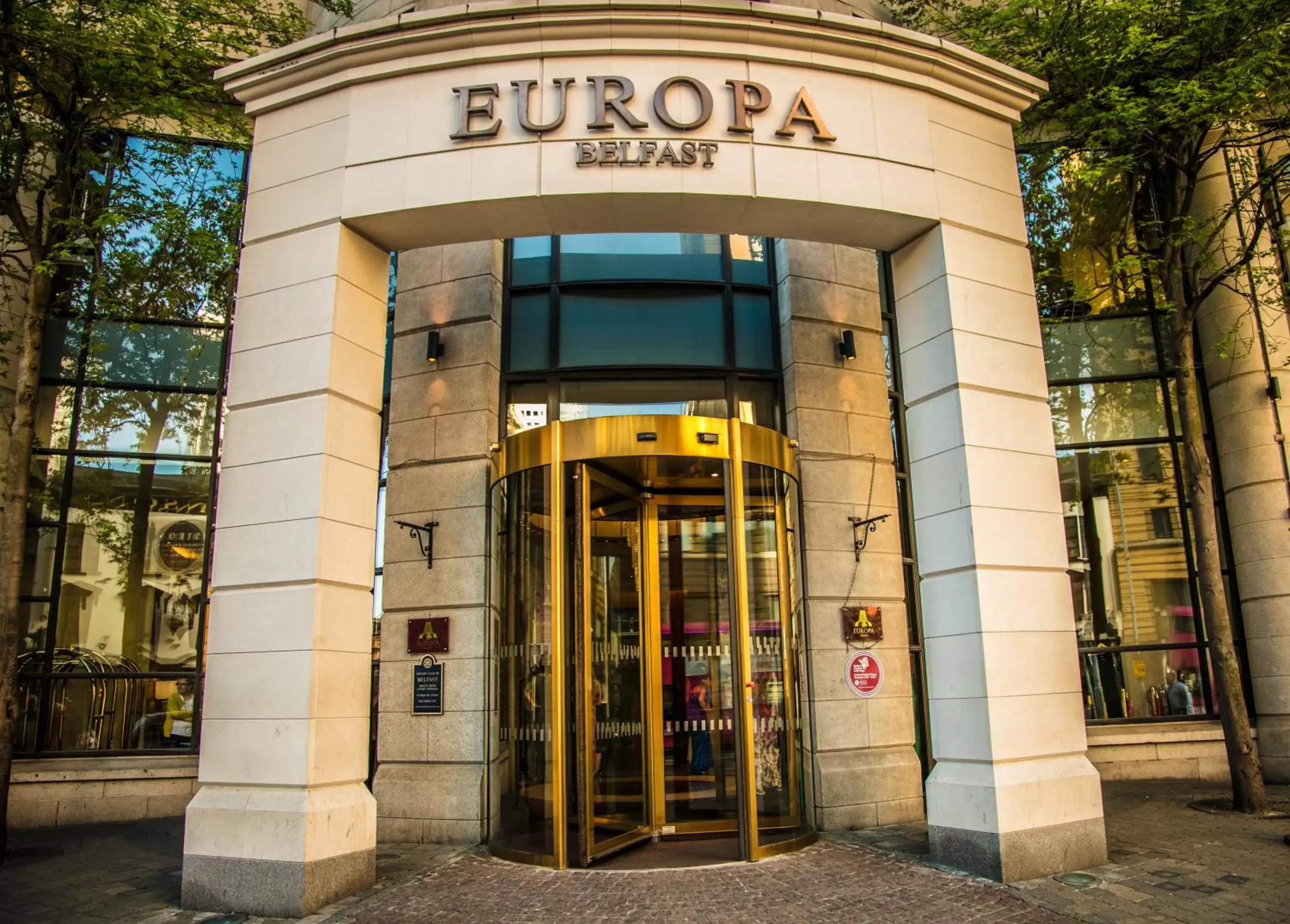 Facade/entrance in Europa Hotel
