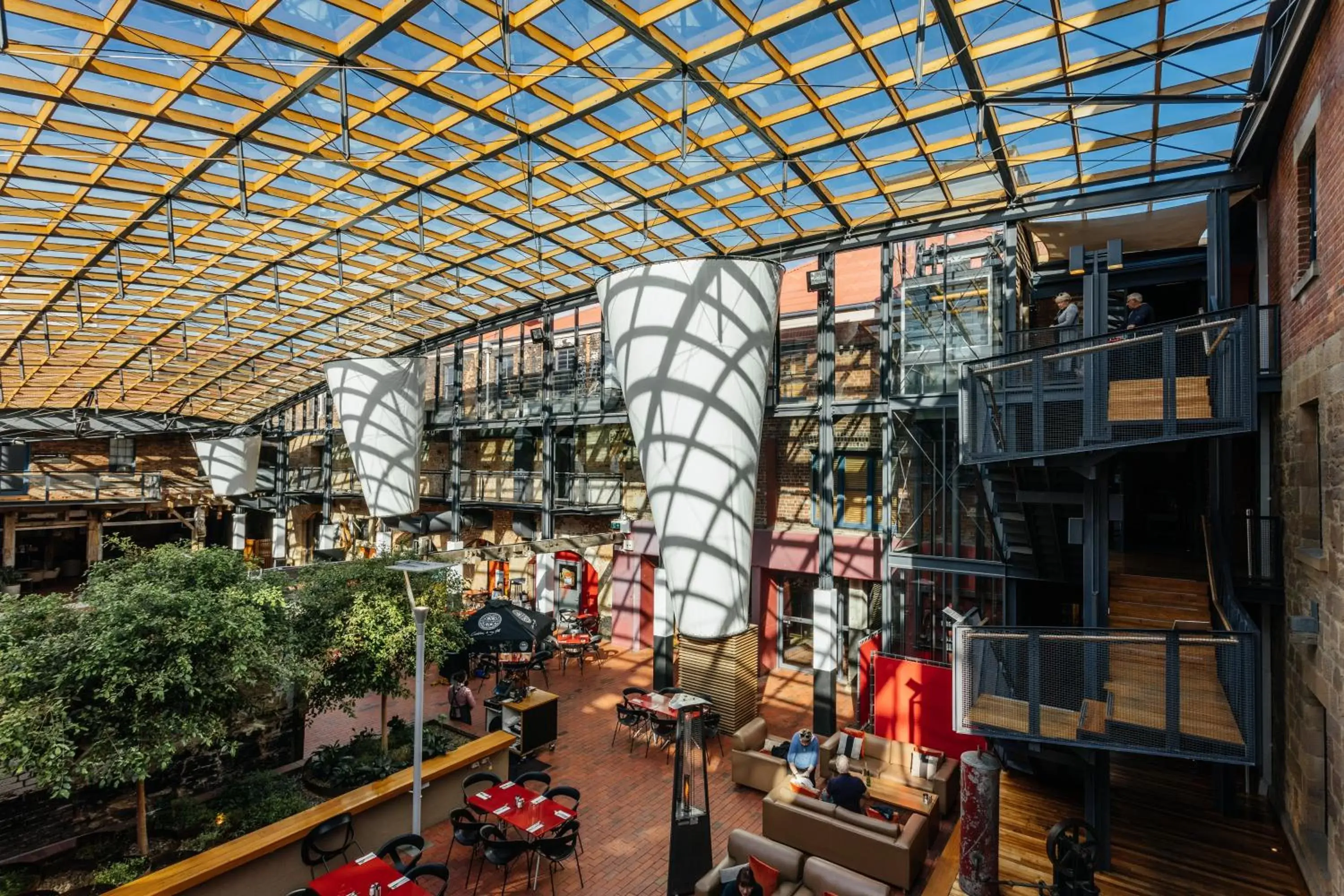 Patio in The Henry Jones Art Hotel